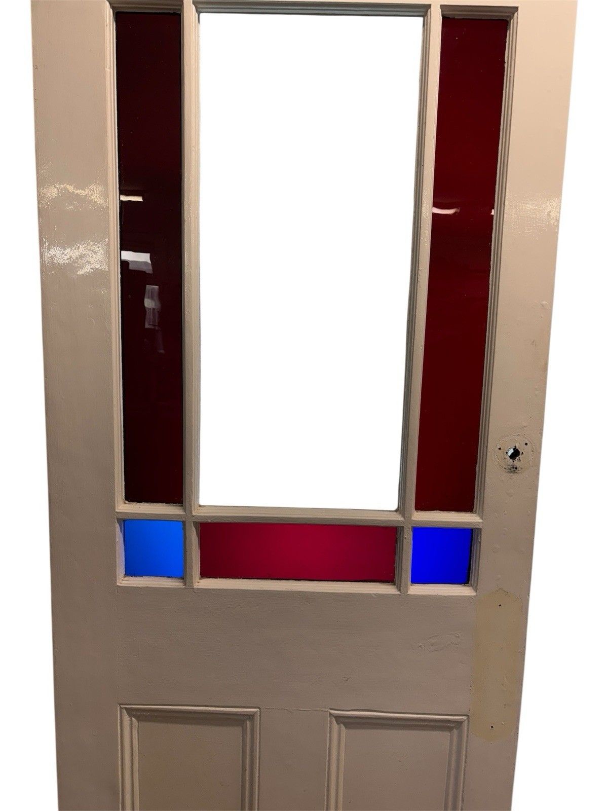 Victorian Stained Glass Internal Vestibule Door Period Old Antique Reclaimed photo 939.0
