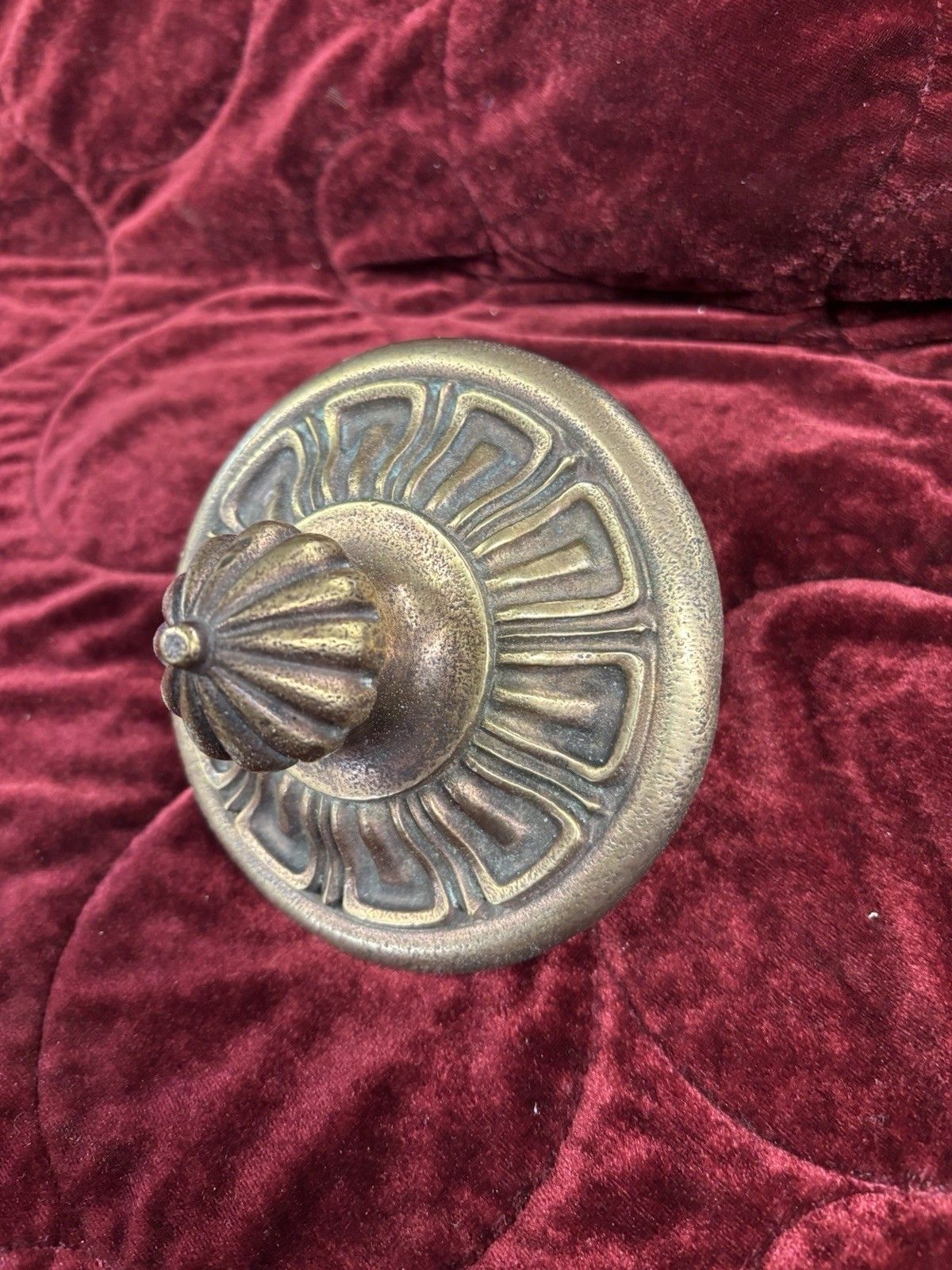 Large Solid Bronze Front Door Pull Handle Reclaimed Period Antique Bolts Patina photo furniture