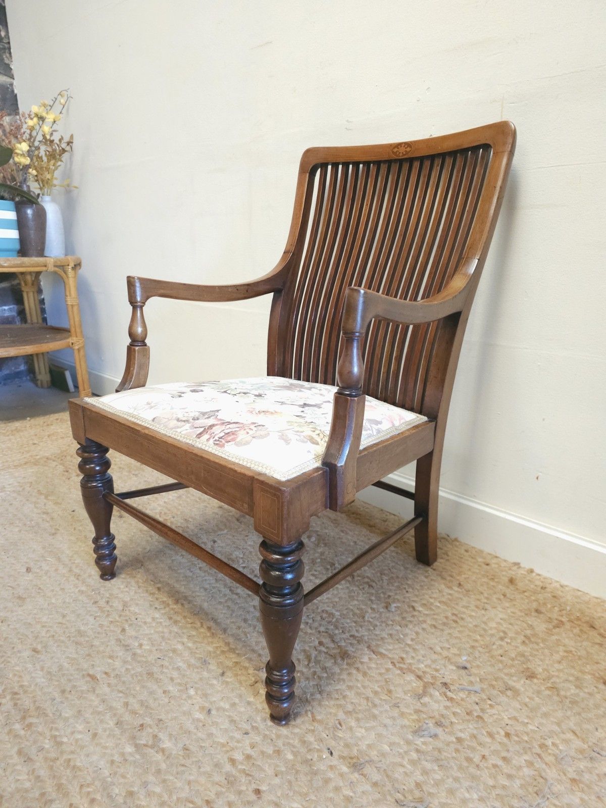 Victorian Chair 19th Century Arts & Crafts Vintage Feature Chair Delivery
