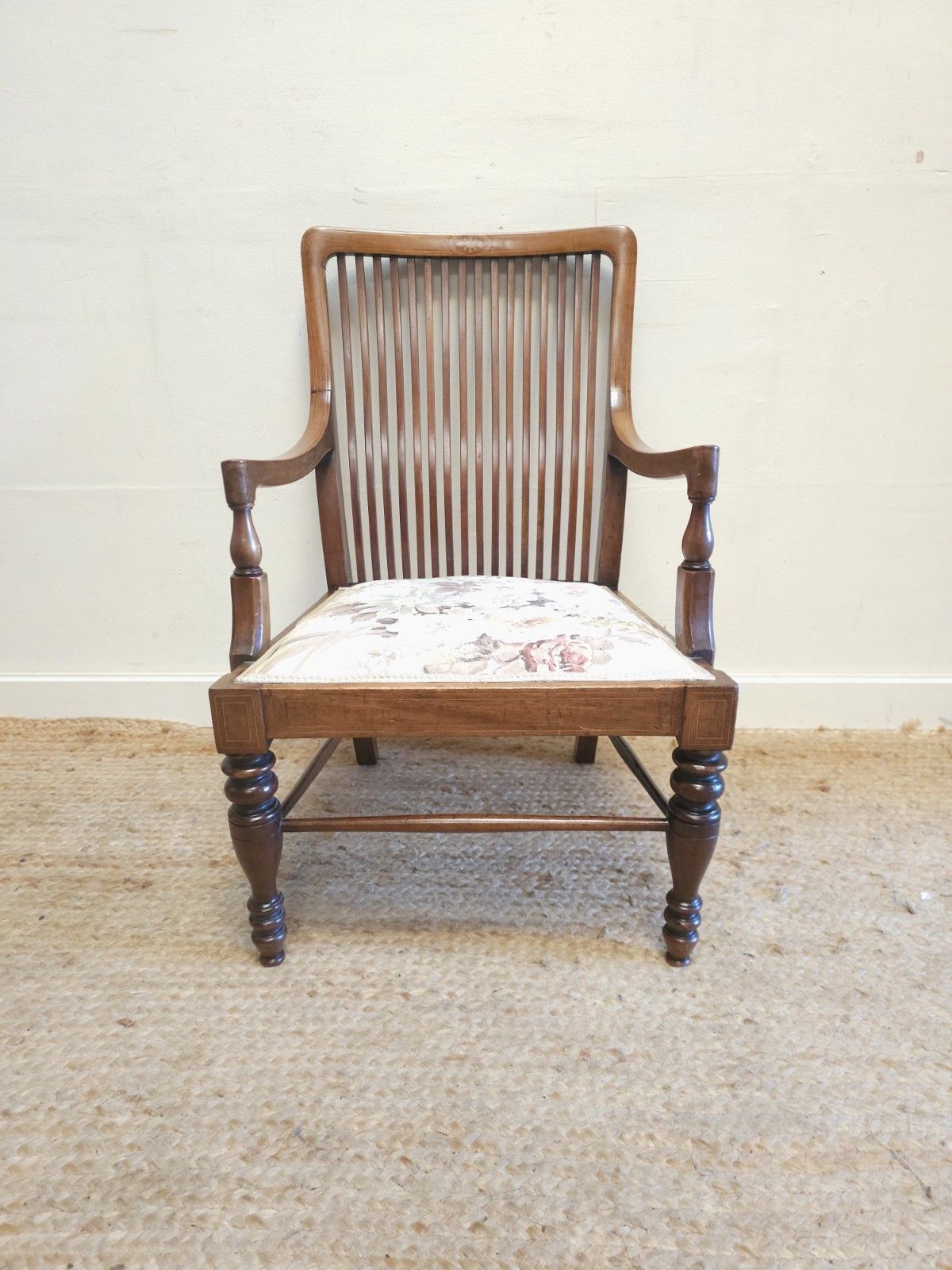 Victorian Chair 19th Century Arts & Crafts Vintage Feature Chair Delivery photo furniture