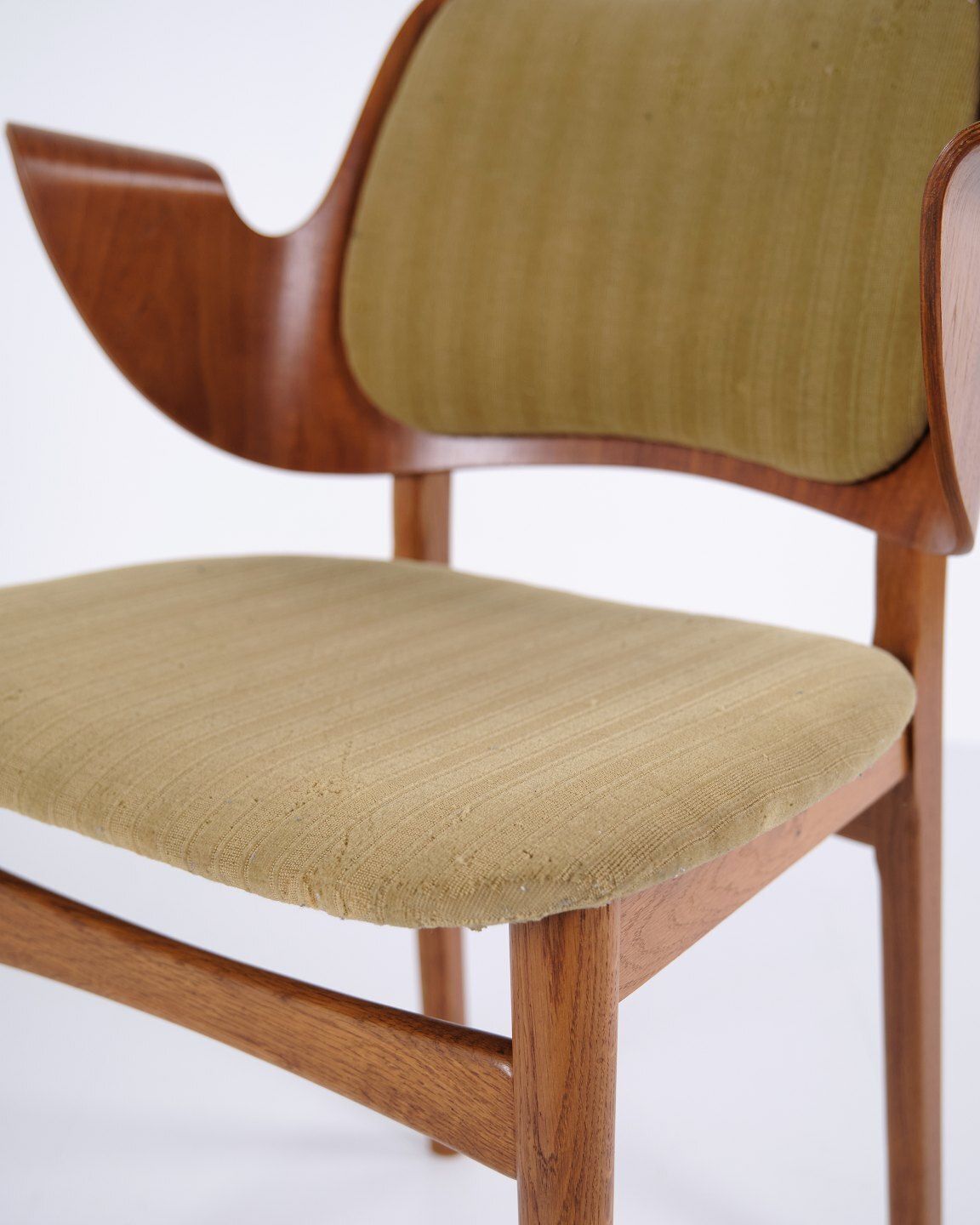 Armchair   Model 107   Oak & Teak   Original Upholstered   Hans Olsen   1960s photo 615.0