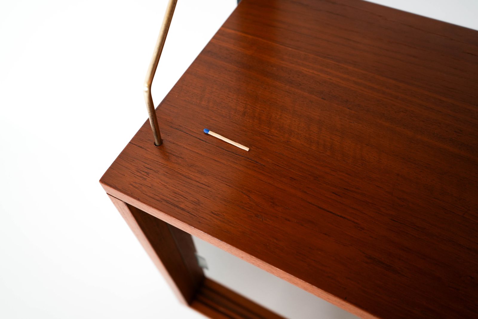 photo vinterior Teakhouten Wandkast, Deens Design, Jaren 1960, Productie: Denemarken