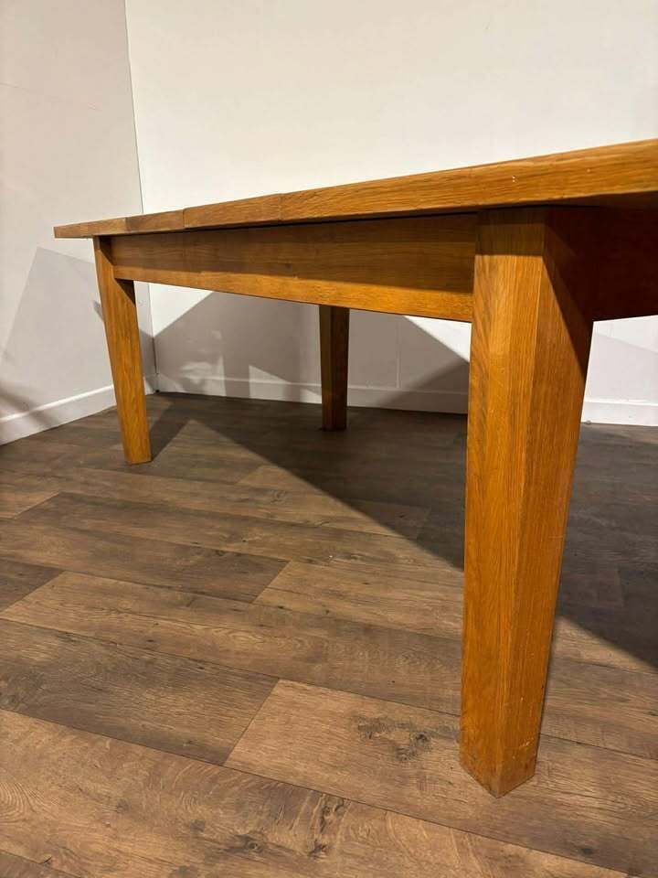 photo for sale Contemporary Solid Oak Extending Dining Table