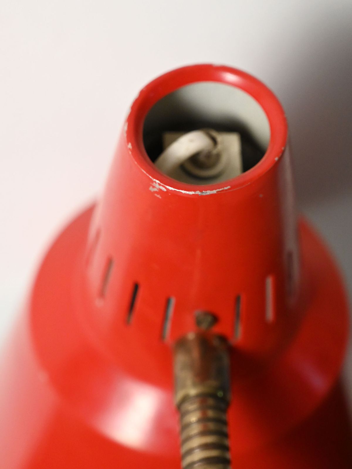 Red Table Lamp Produced By Gemi Rossa Anni ’60 photo 230.0