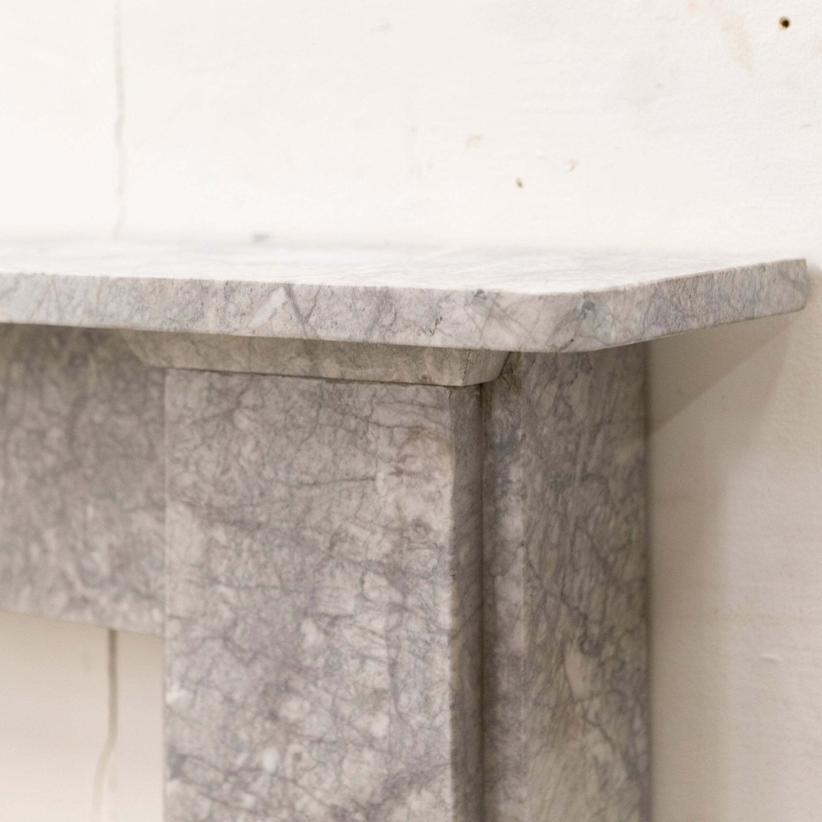 photo for sale Early Georgian Style Grey Marble Fireplace Surround
