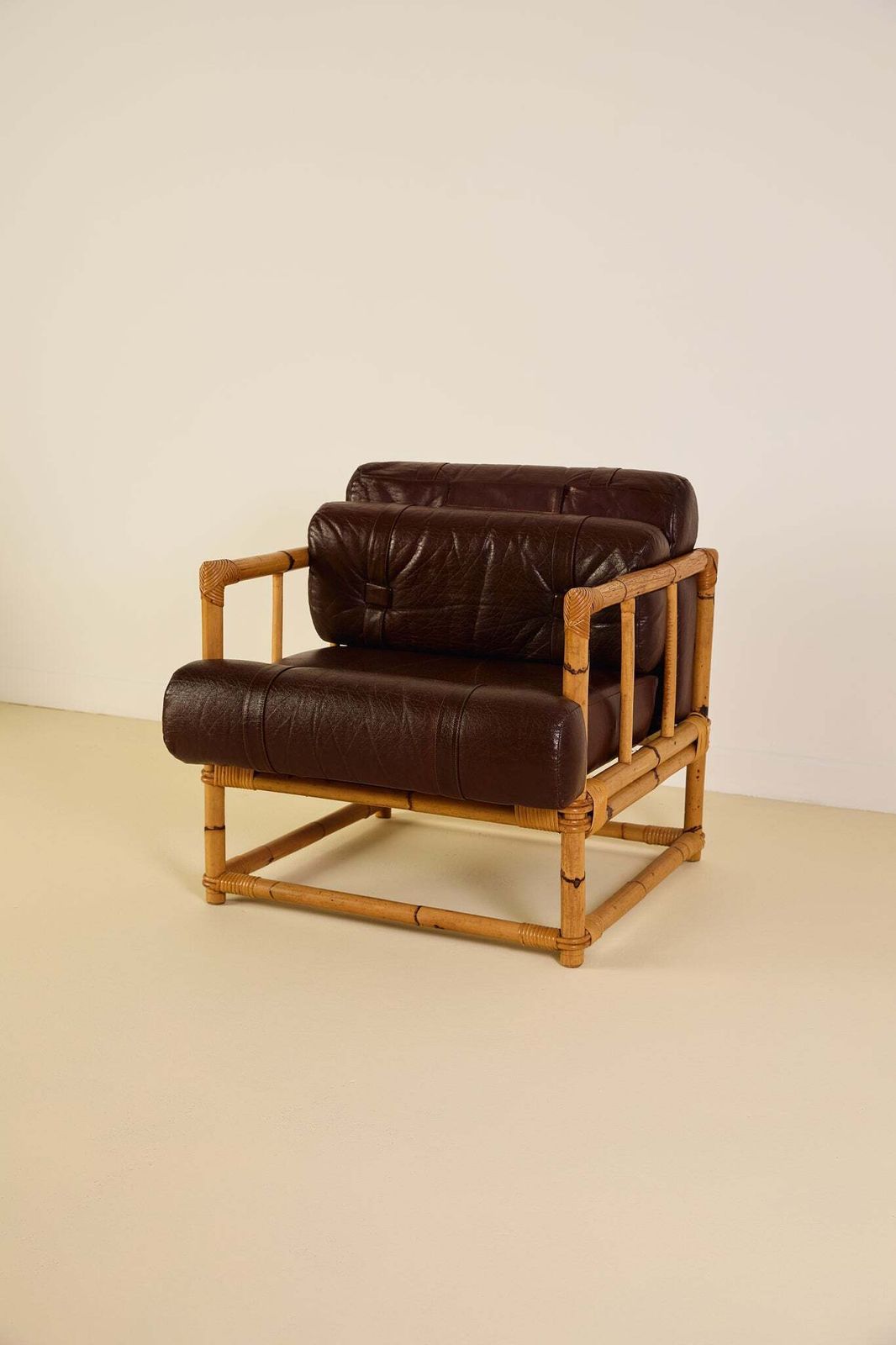 Mid Century Bamboo Armchair, 1970s photo furniture