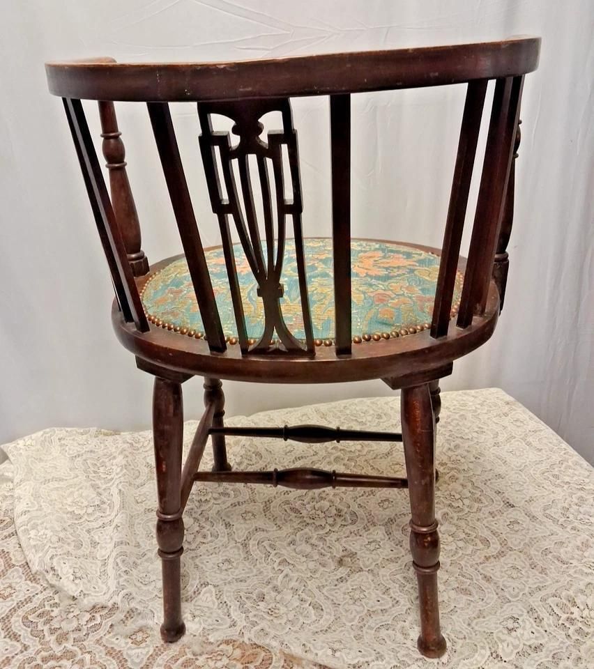 Antique Edwardian Art Nouveau Corner Chair photo for sale