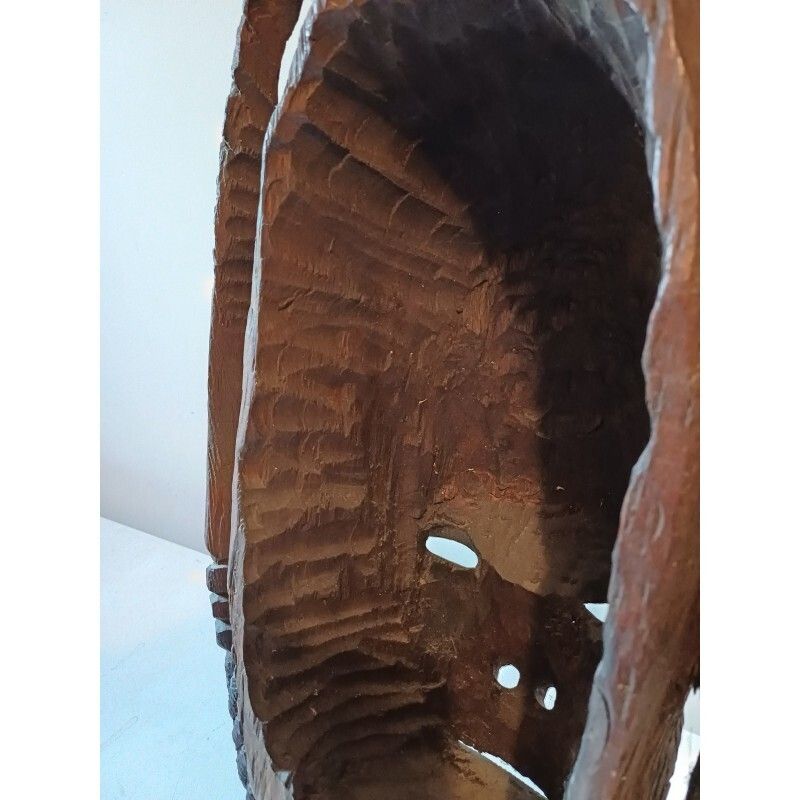 African Wooden Mask Ivory Coast Baoulé photo buy