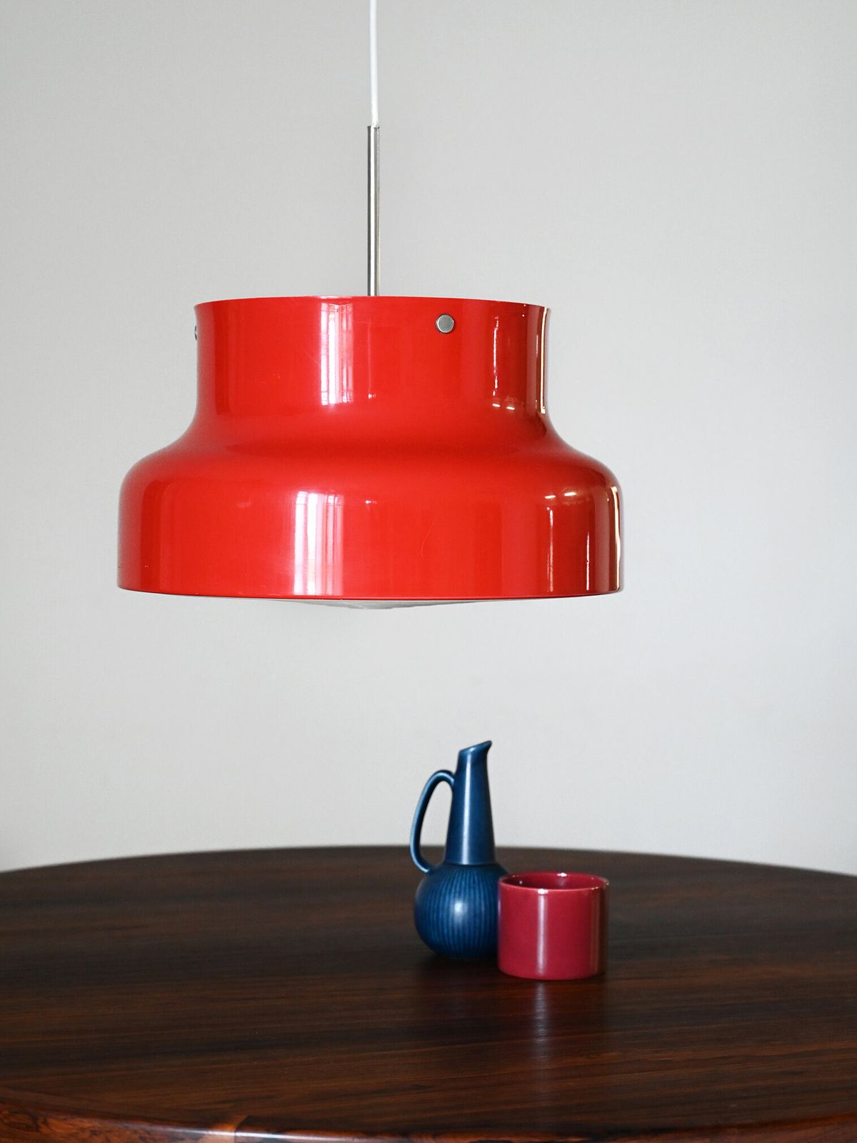 Red “Bumling” Pendant Lamp By Anders Pehrson