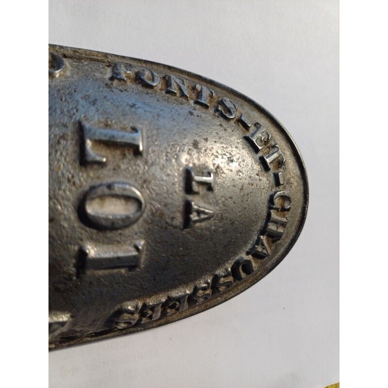 "The Law" Plaque, Bridges And Roads Department   Chief Road Maintenance Worker photo for sale