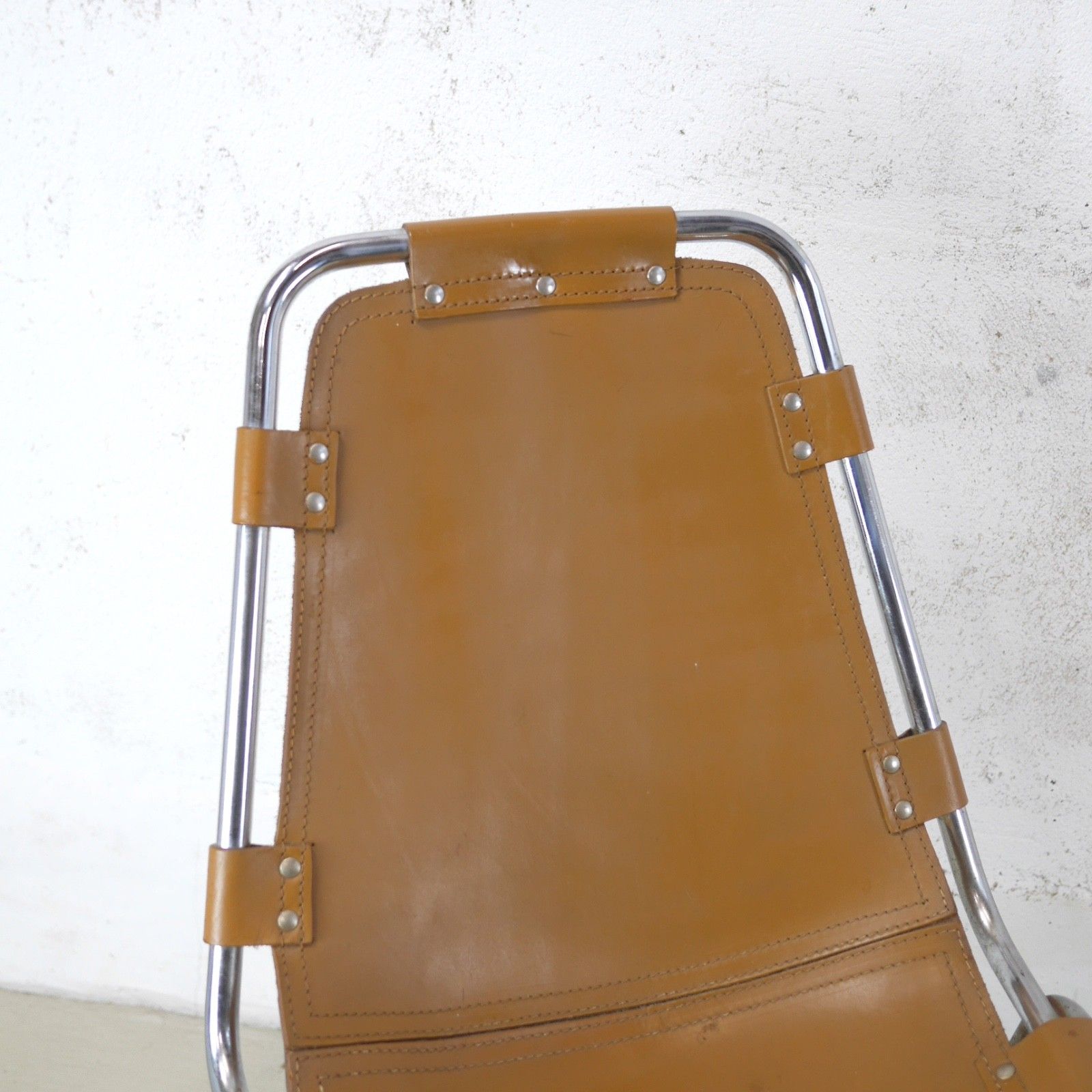 Set 4 Mid Century Vintage Charlotte Perriand Les Arches Leather Chairs #103058 photo 5830.0