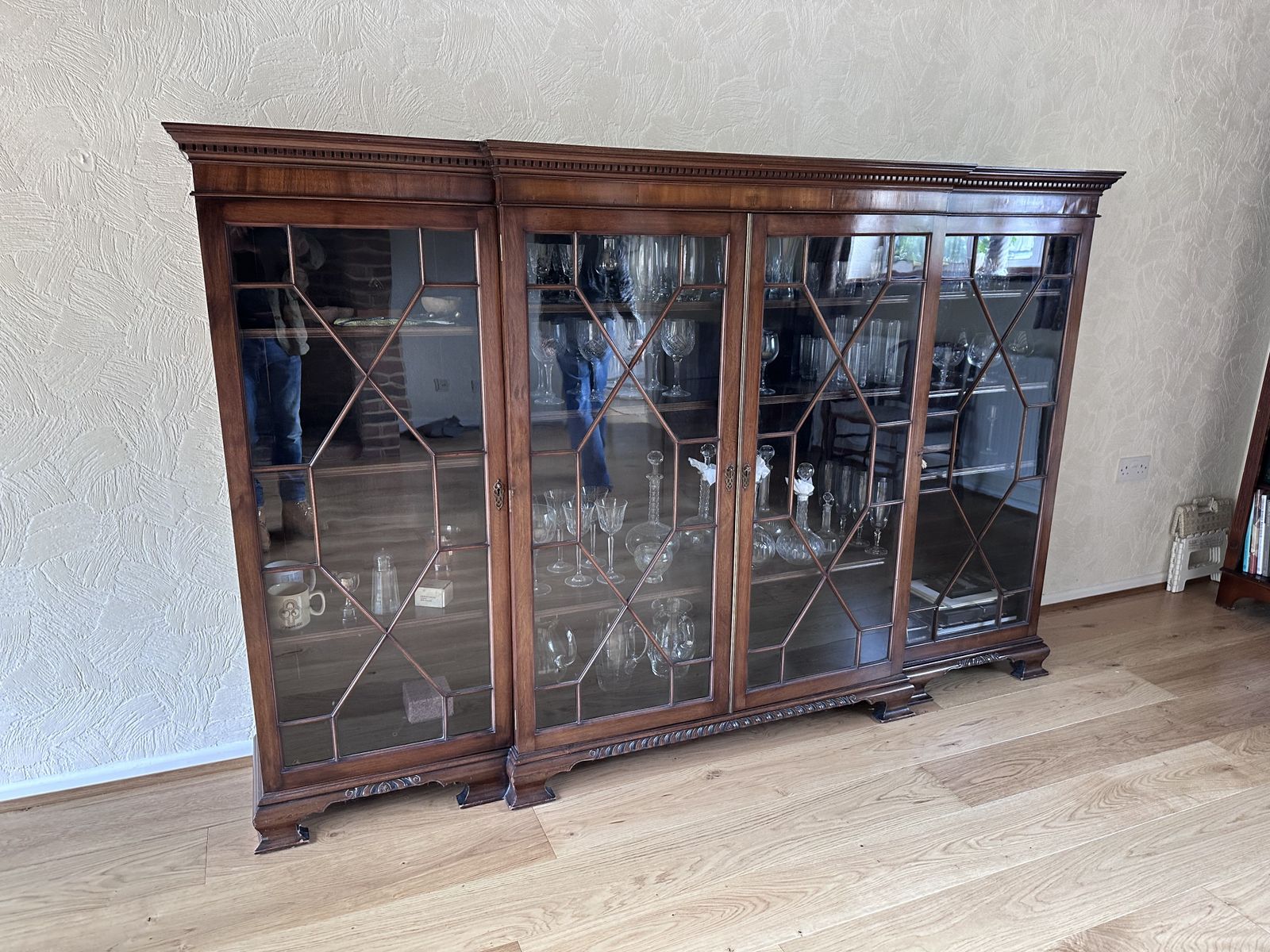 Antique Display Cabinet/Bookcase By Muirhead Moffat And Co. Glasgow