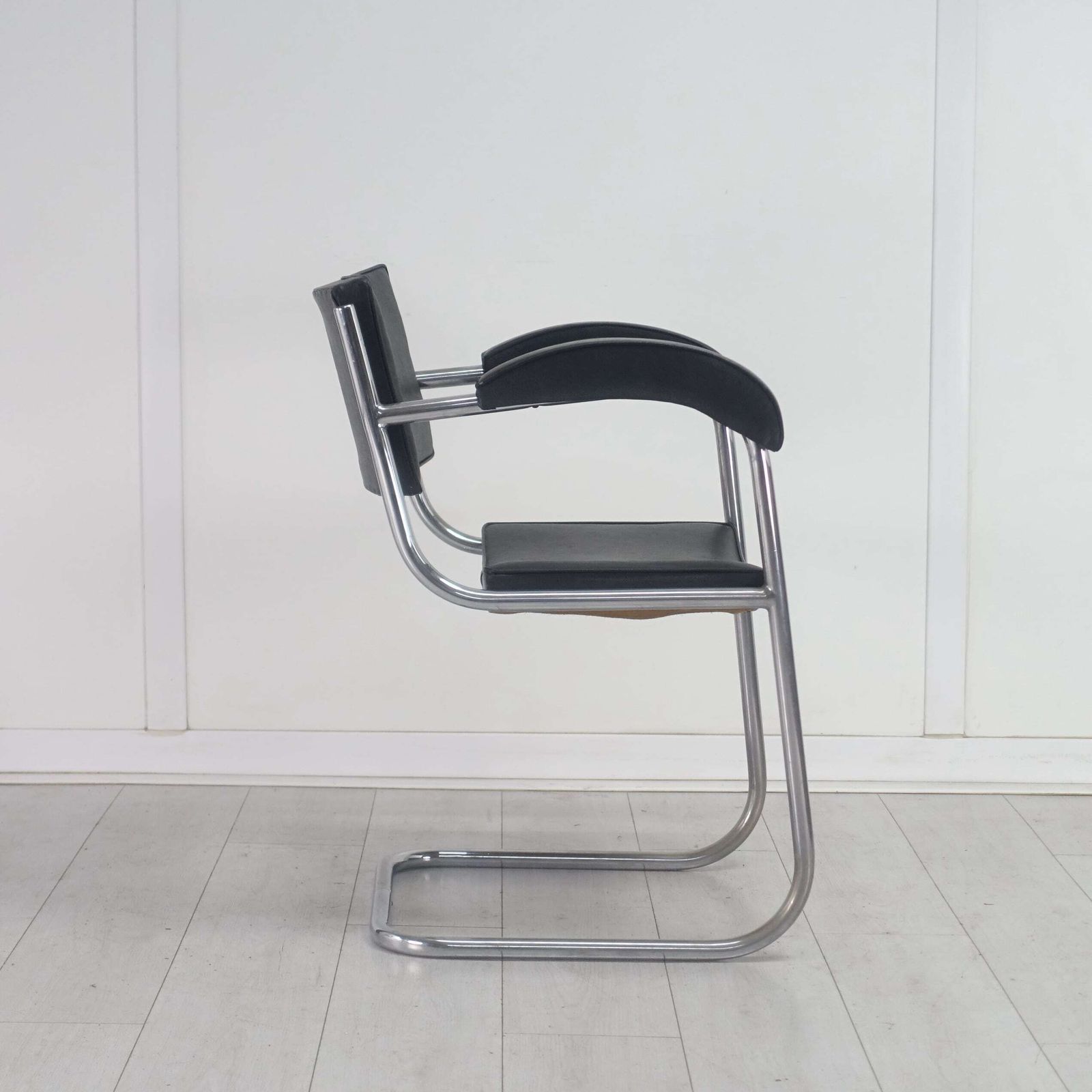 Pair Of Art Deco Arm Chairs By Serge Chermayeff English 1930's photo for sale