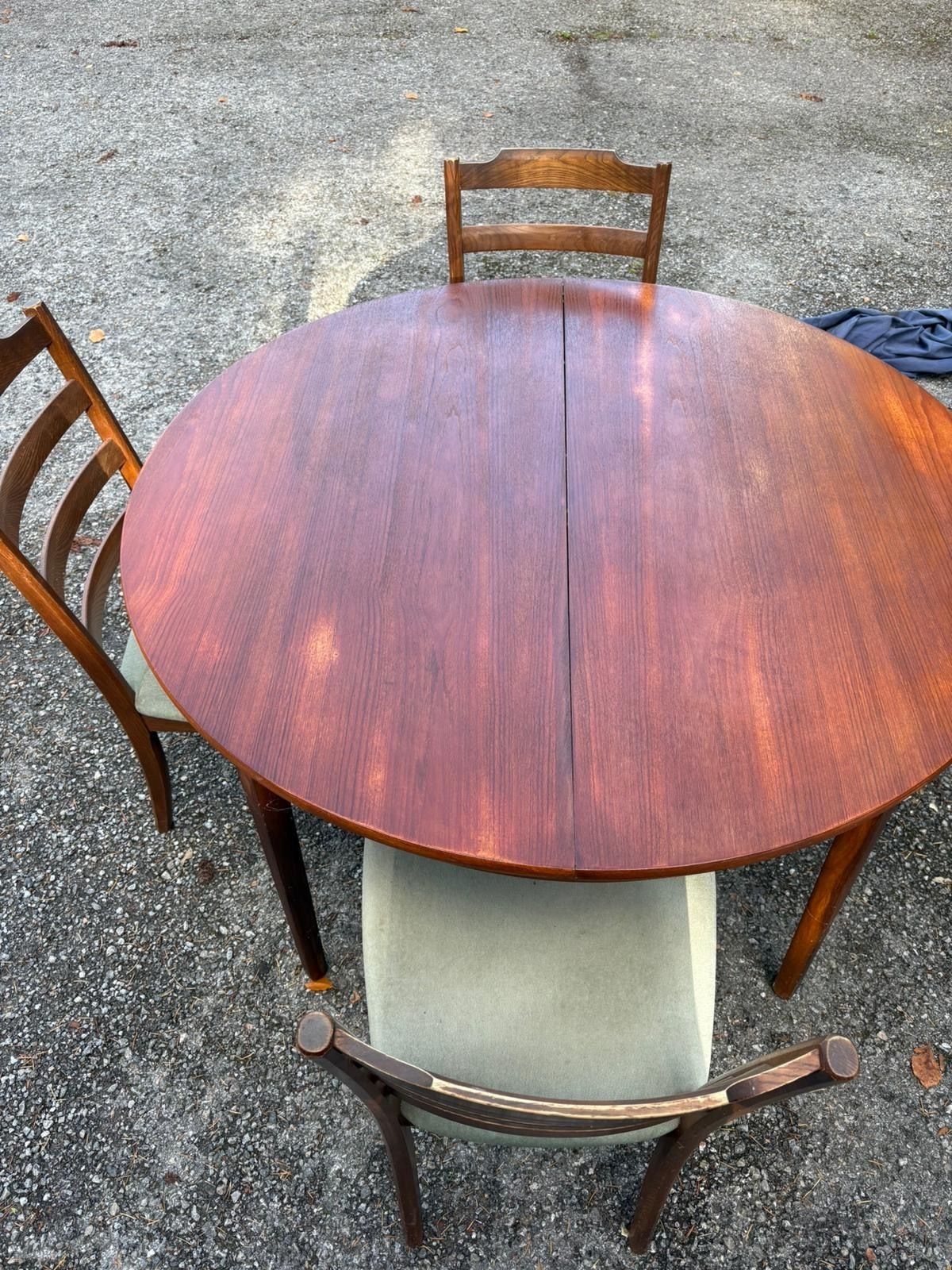 G Plan Fresco Extendable Dining Table + 3 Original Chairs photo furniture