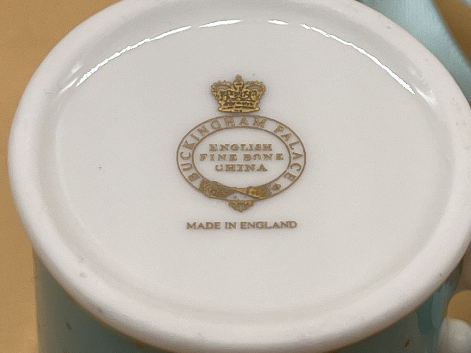 Miniature Buckingham Palace Porcelain Royal Collection Beaker / Mug In Original Packaging. photo 75.0