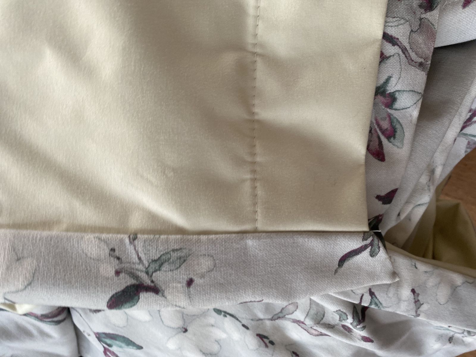 Ashley Wilde Florence Rose 100% Cotton Pair Of Curtains photo Textiles