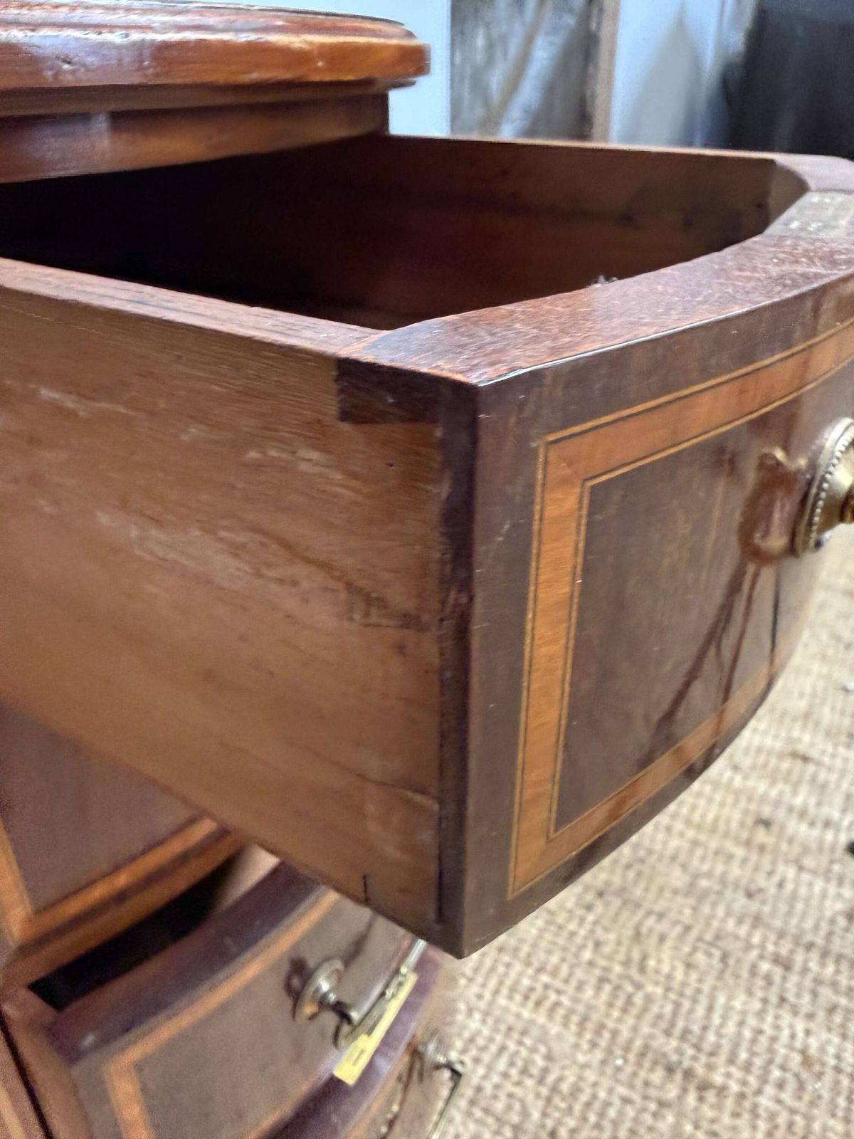 photo buy Edwardian Kidney Shaped Writing Desk / Pedestal Desk
