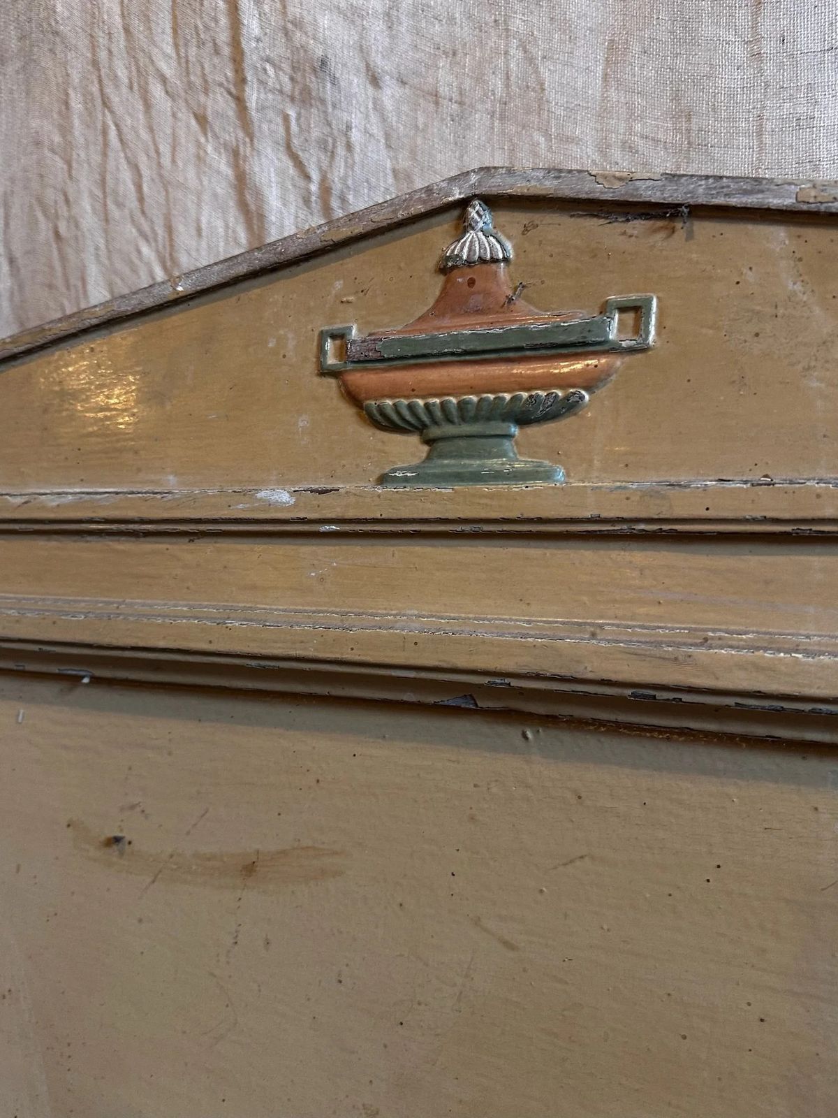 French Empire Bed With Urn Detail, C1880 photo vinterior