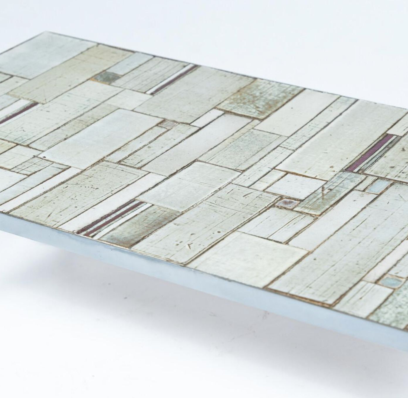 Mid Century Mosaic Coffee Table Attributed To Pia Manu, 1970s photo Furniture