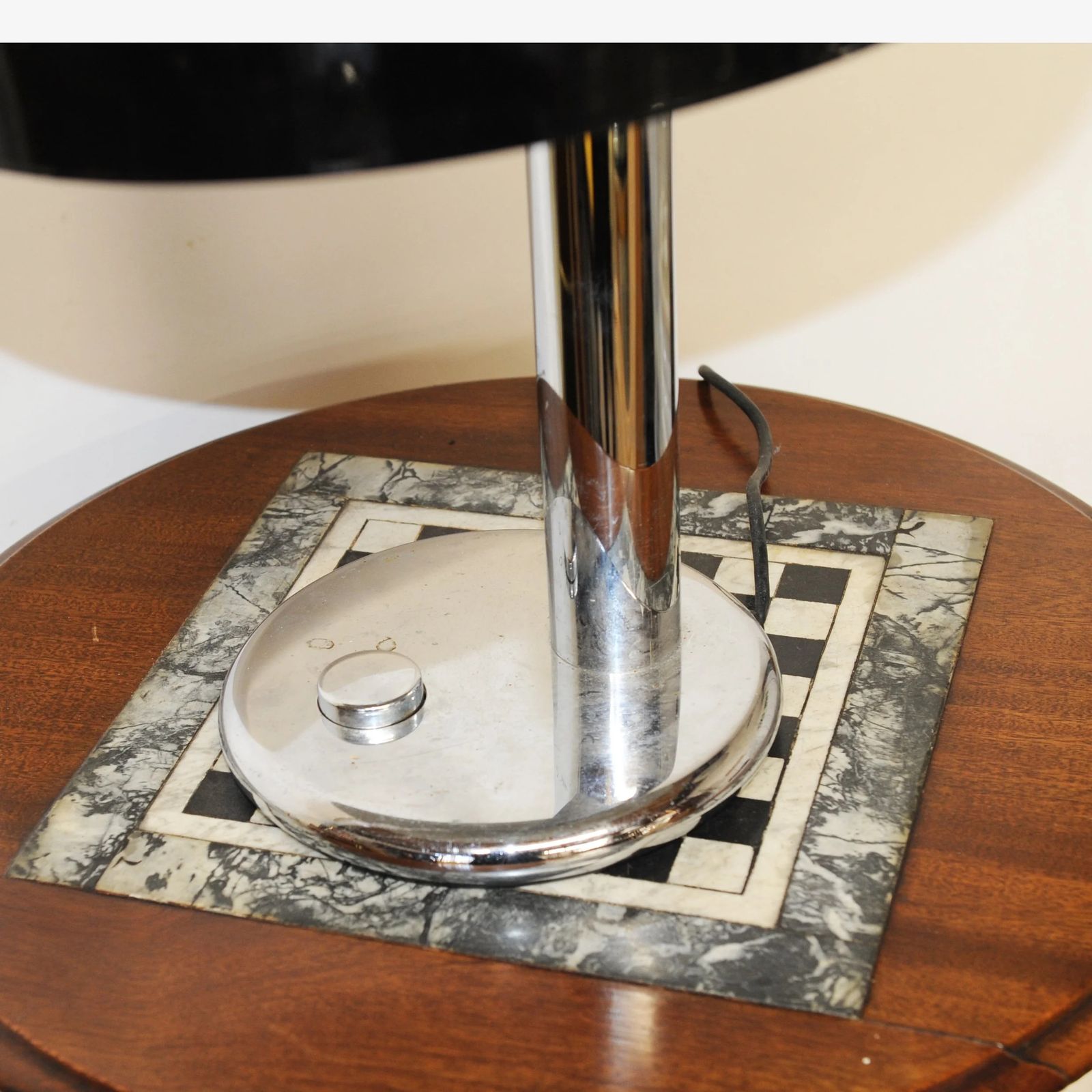 Black Table Lamp By Heinz F.W. Stahl For Hillebrand, 1970s photo 395.0