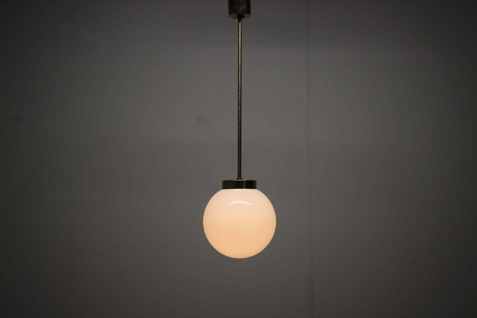 Mid Century Globe Pendant By Kamenický šenov, 1970s, Czechoslovakia photo buy