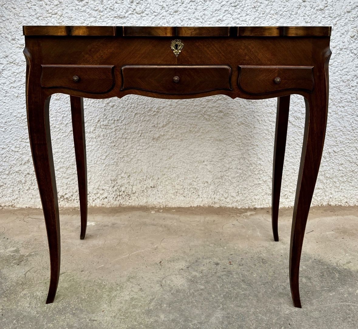 Elegant Early 20th Century French Vanity Table With Folding Compartments And Mirror photo 1270.15