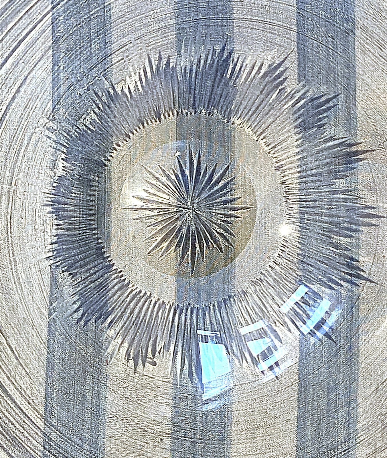Six Victorian Ice Plates Delicate Glass Etched With A Star Pattern Festive Table photo Home Decor