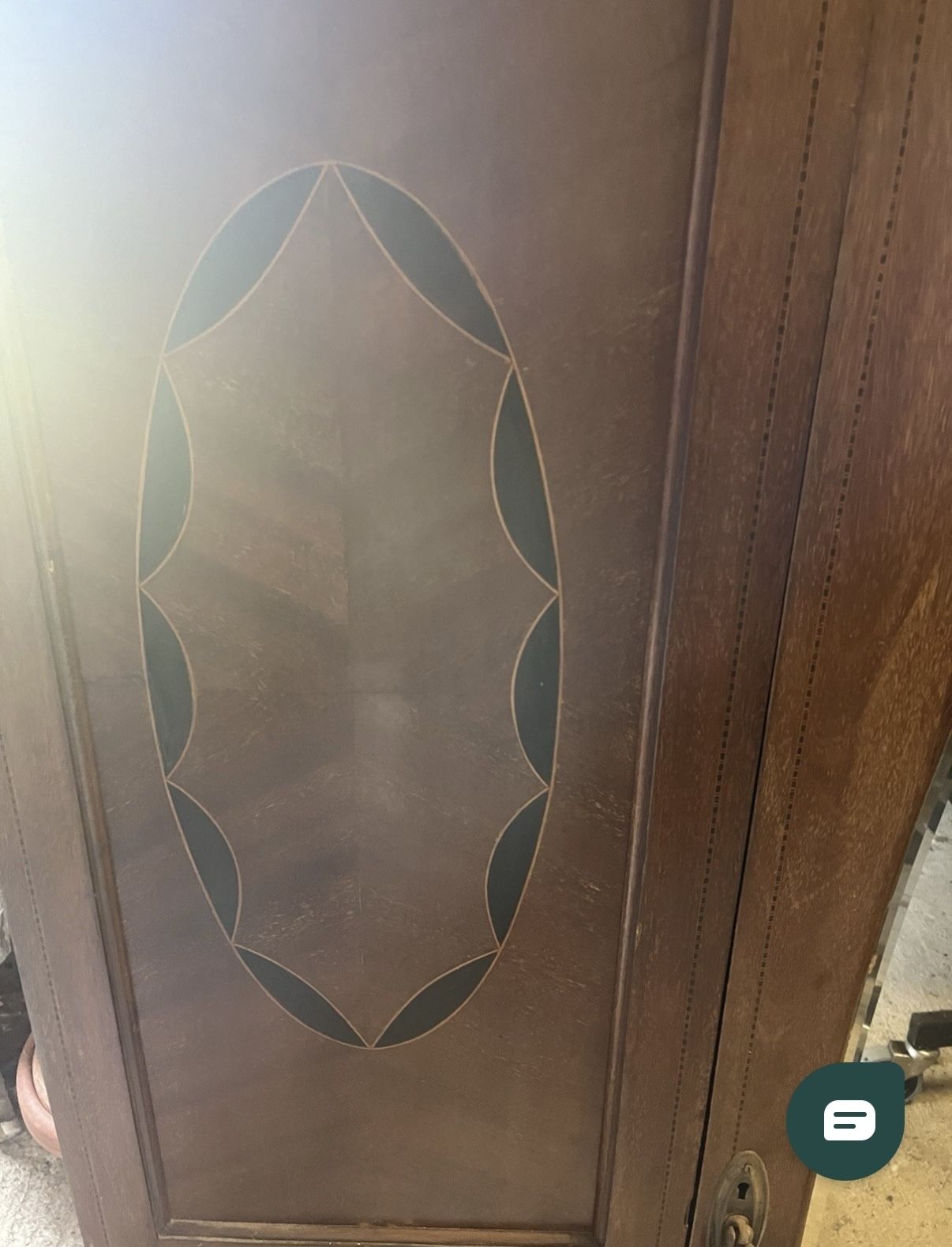 Edwardian Mahogany Inlaid Wardrobe photo 50.0