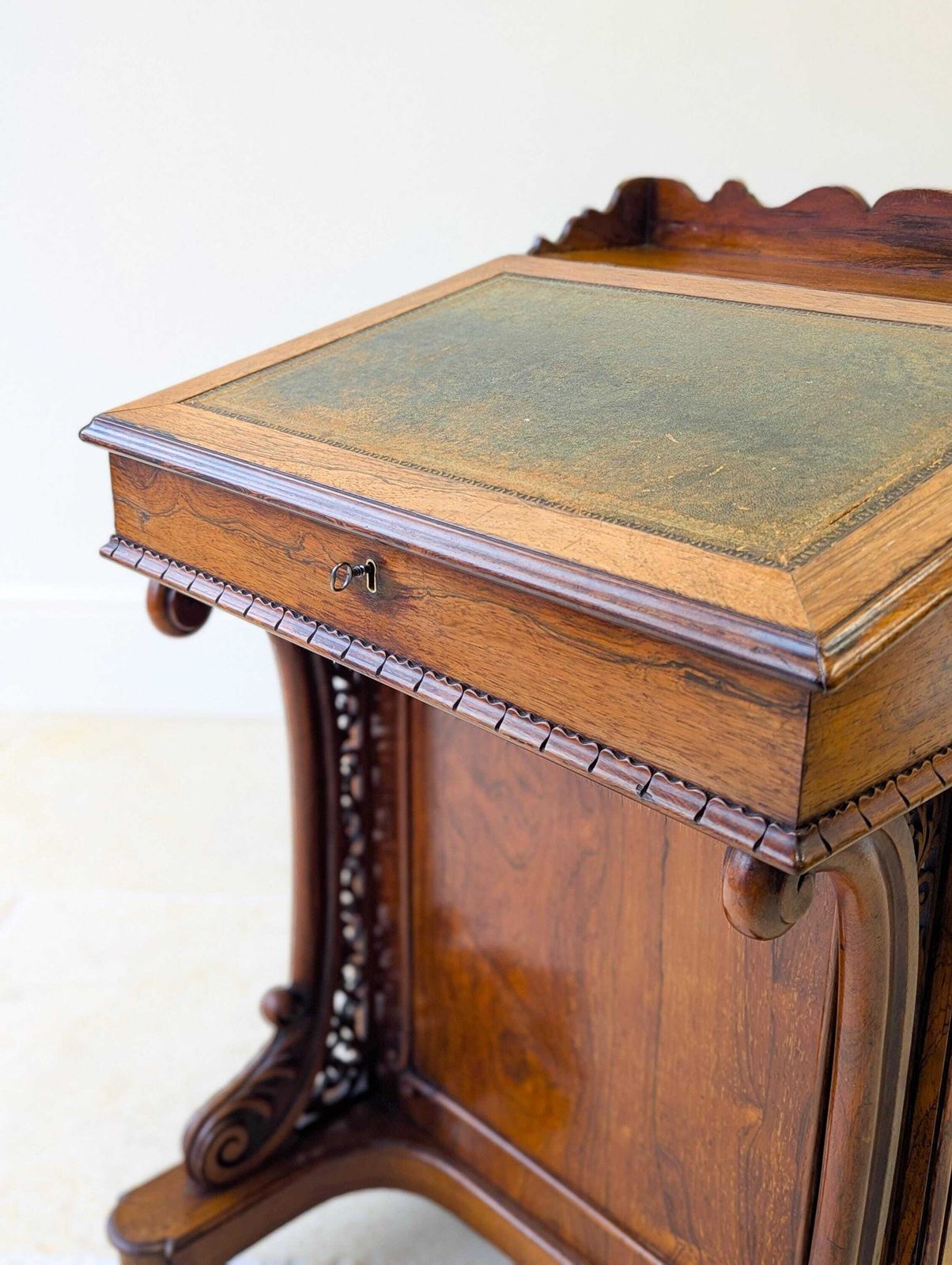Furniture Antique William IV Rosewood Davenport Desk By W&C Wilkinson C.1835 photo
