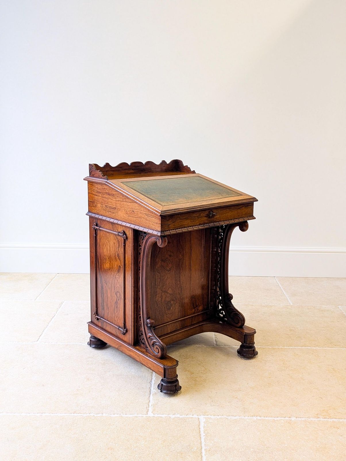 1145.0 Antique William IV Rosewood Davenport Desk By W&C Wilkinson C.1835 photo
