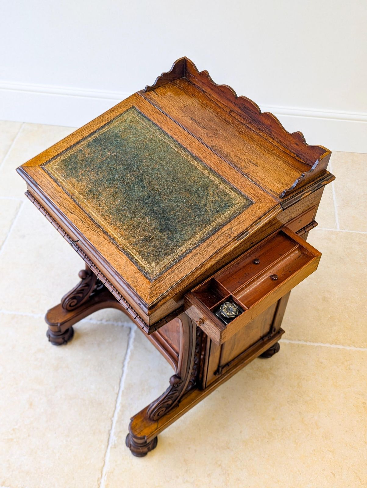 photo vintage Antique William IV Rosewood Davenport Desk By W&C Wilkinson C.1835