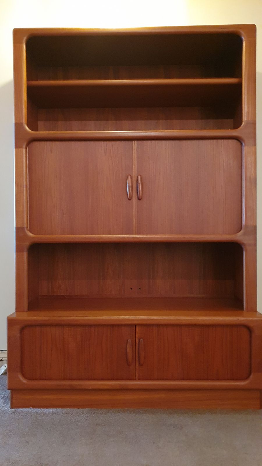 Pair Of Beautiful Large Vintage Dyrlund Regal Danish Drinks/Display Cabinets With Storage photo 3750.0