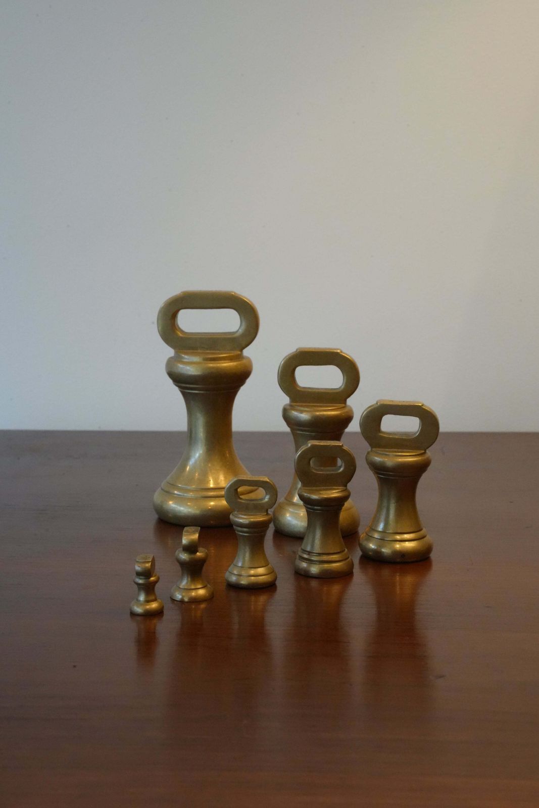Set Of Brass Weights (Imperial). photo 65.0