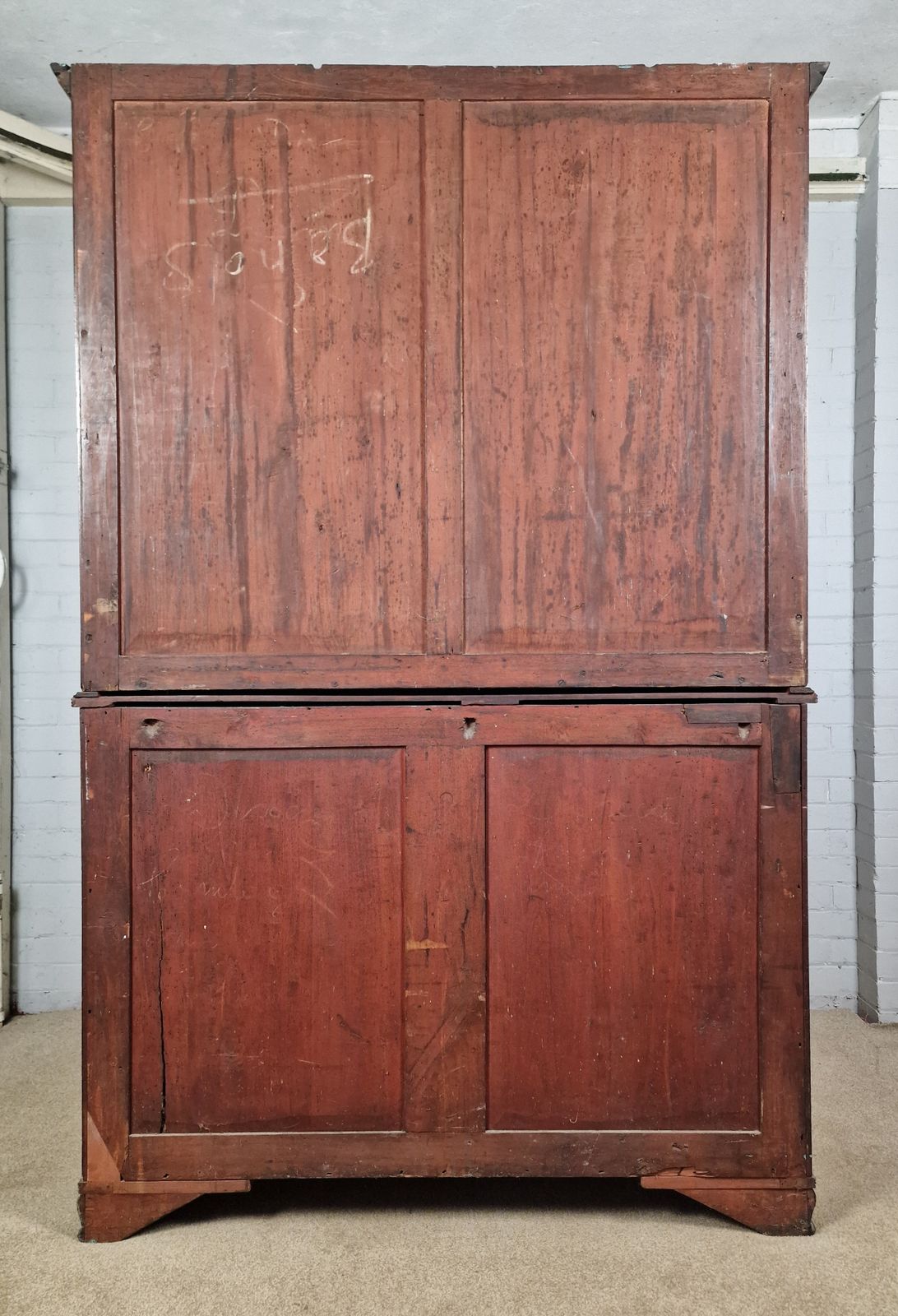 photo vinterior Antique Mahogany Bookcase Cupboard   George IV