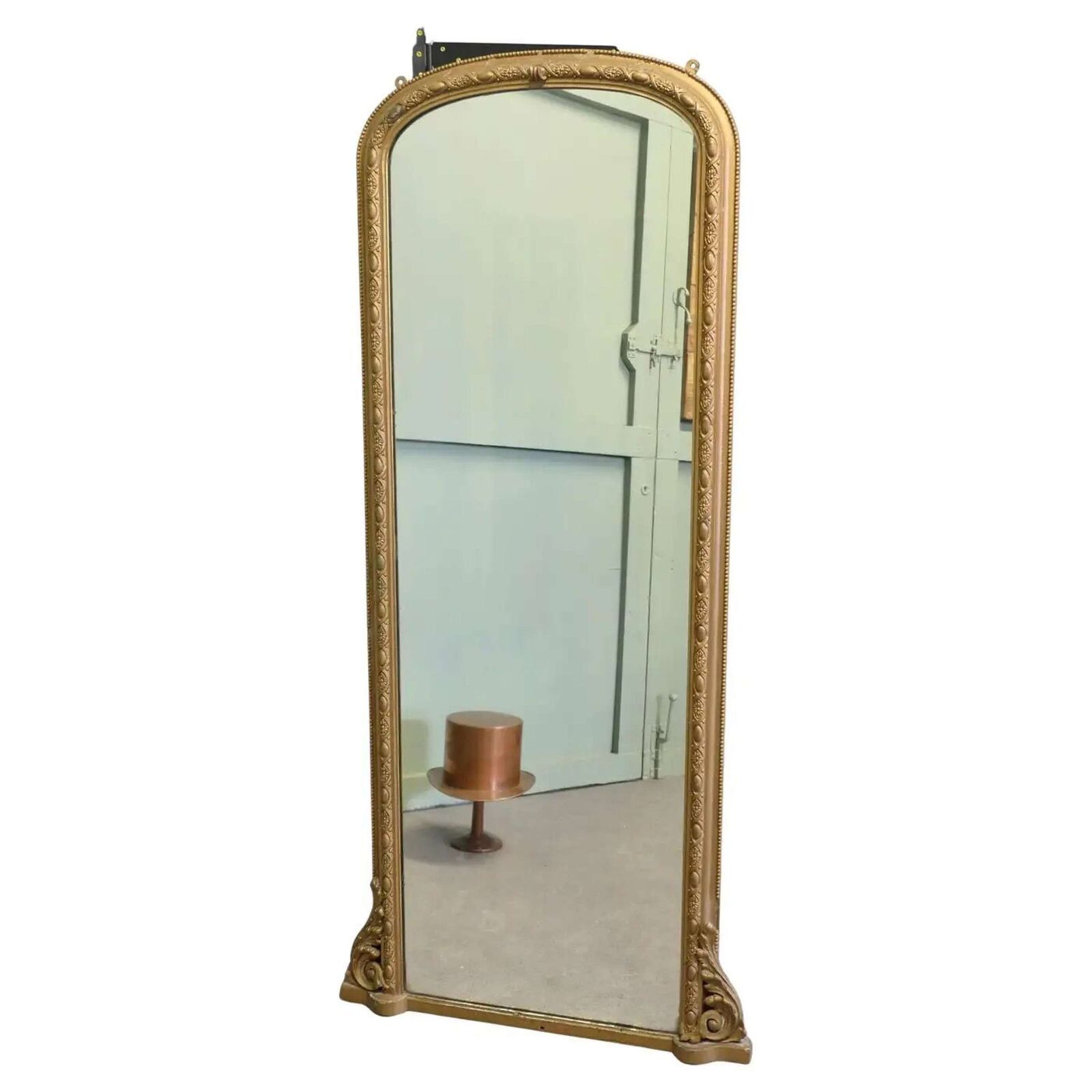Full Length French 19th Century Louis Philippe Wall Mirror