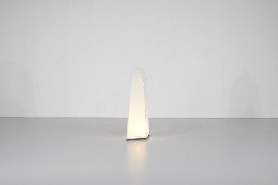 Table Lamp In Steel By Stilnovo, Italy 1970s.
