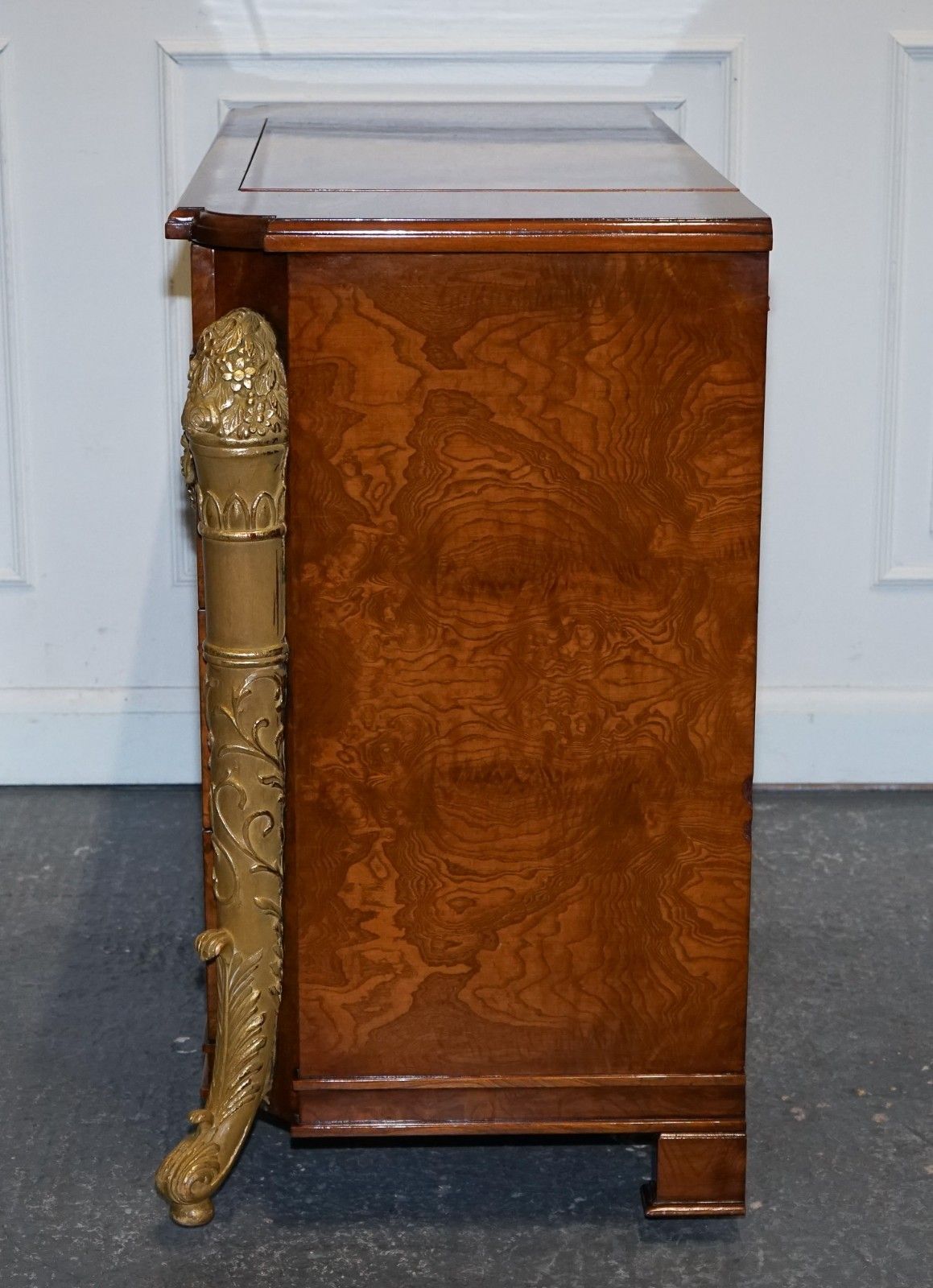 2250.0 Large Faux Chest Of Drawers Hidden Tv Cabinet French Empire Style photo