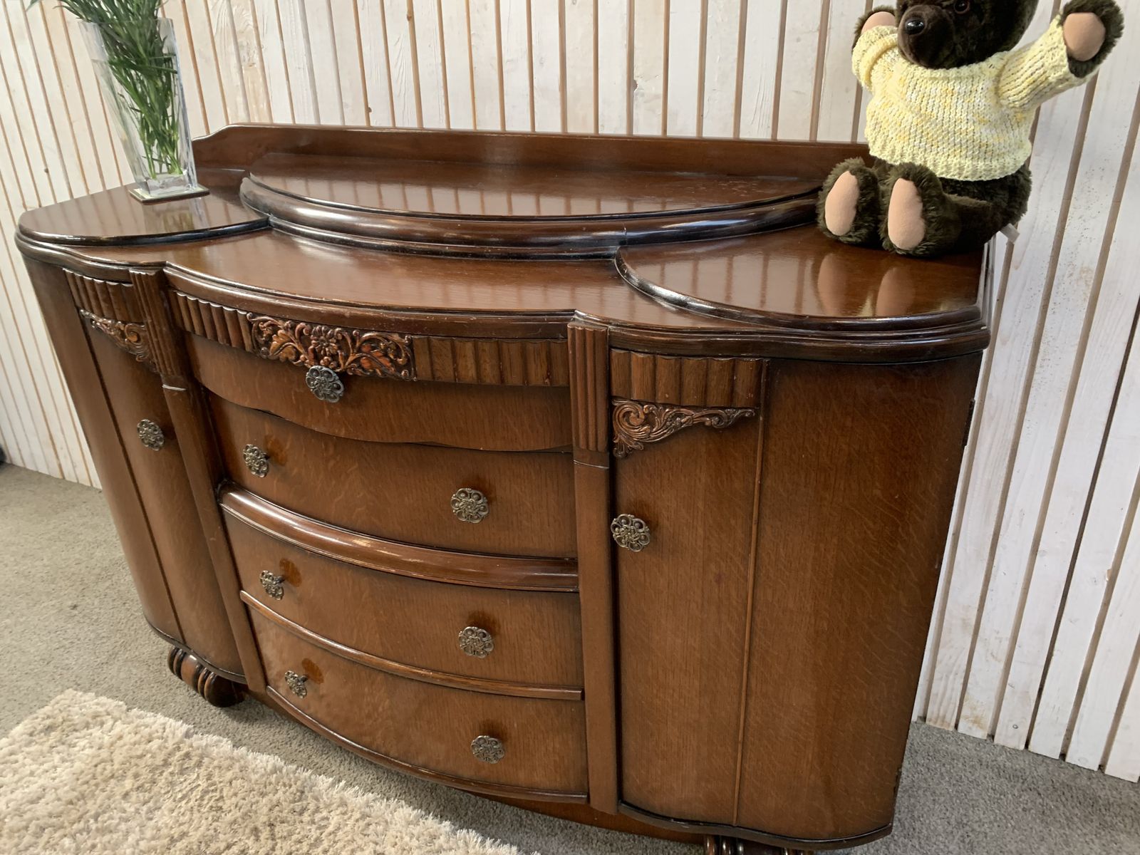 Lifetime Furniture Company  Art Deco Sideboard Or Buffet photo furniture