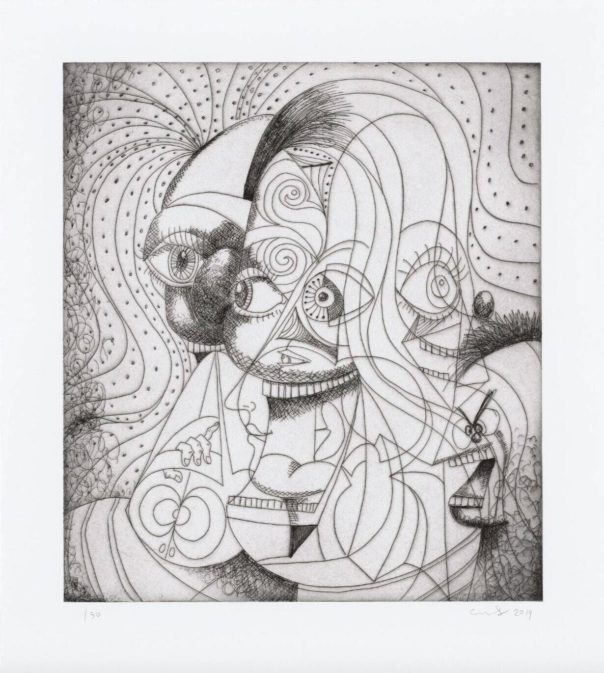 George Condo The Insane Clown, 2019