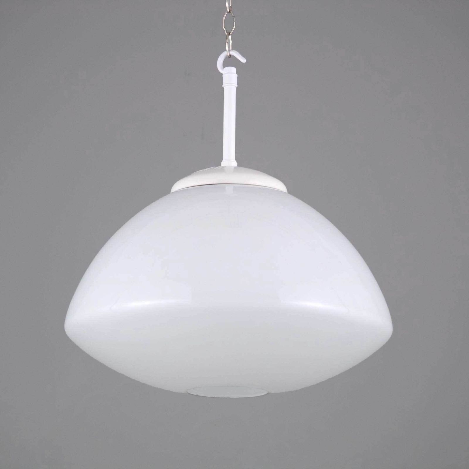 1950s Czech White Opaline Pendant Lights photo Lighting