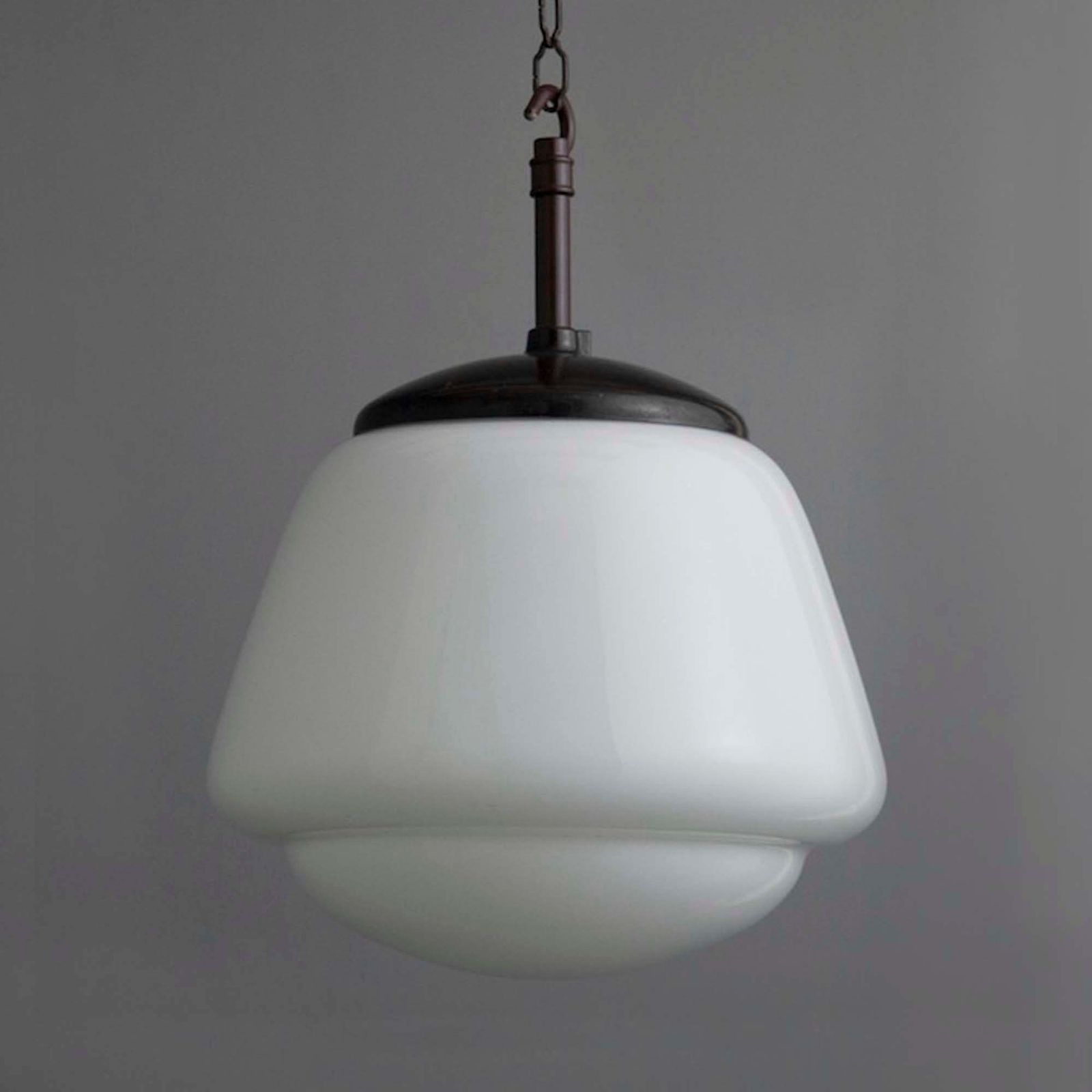 Tiered Opaline Pendant Light photo Lighting