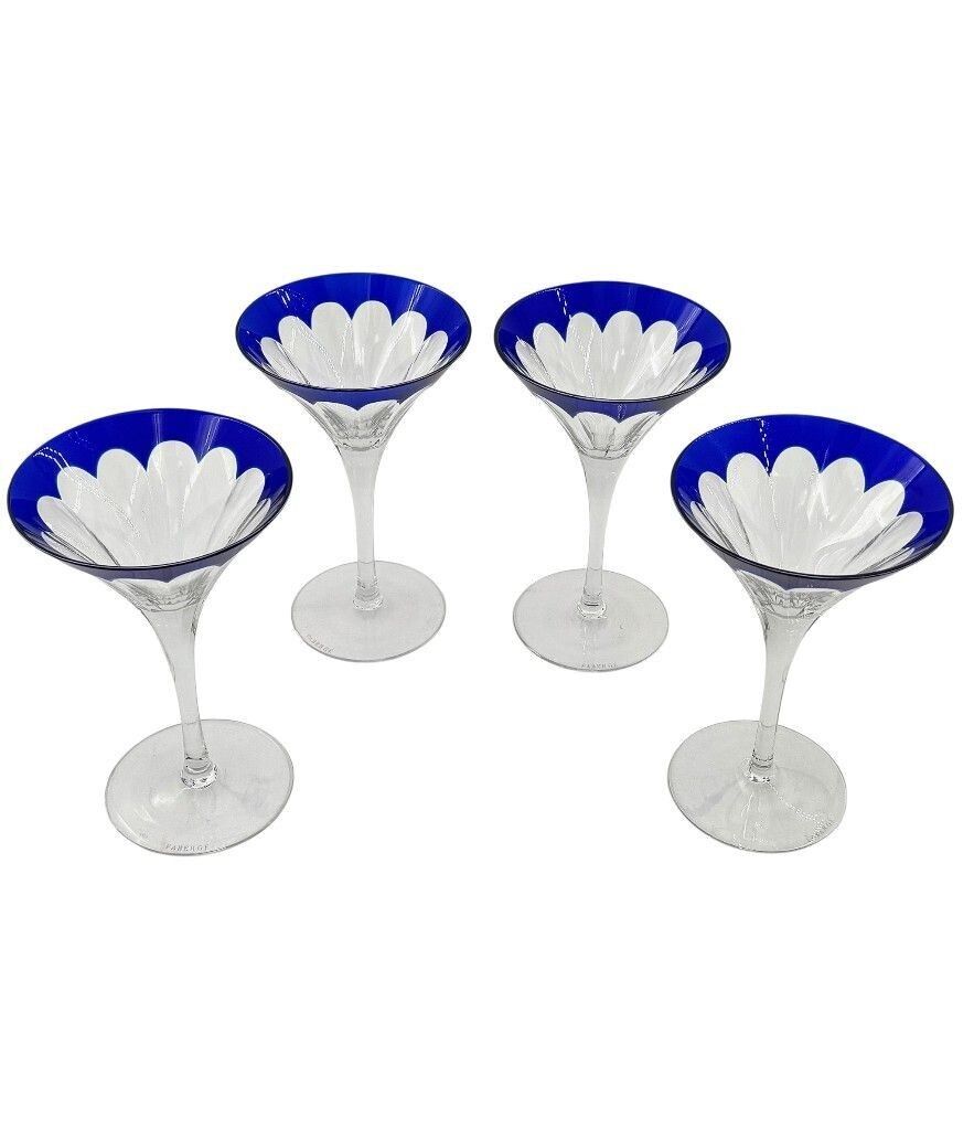 photo vinterior A Faberge Crystal "Grand Duke" Cocktail Set With Silver Plated Cocktail Shaker And 4 Glasses