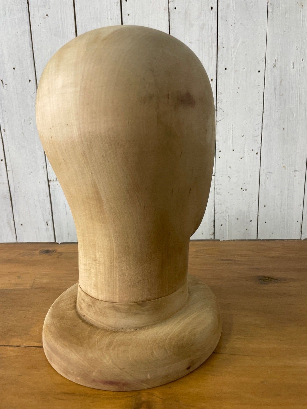 photo for sale Vtg Milliners Head Hat Block Shop Display Lay French Curio Mannequin Wig Stand