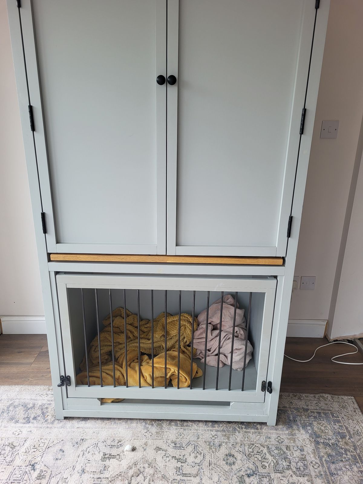 Desk With Dog Crate, 21st Century