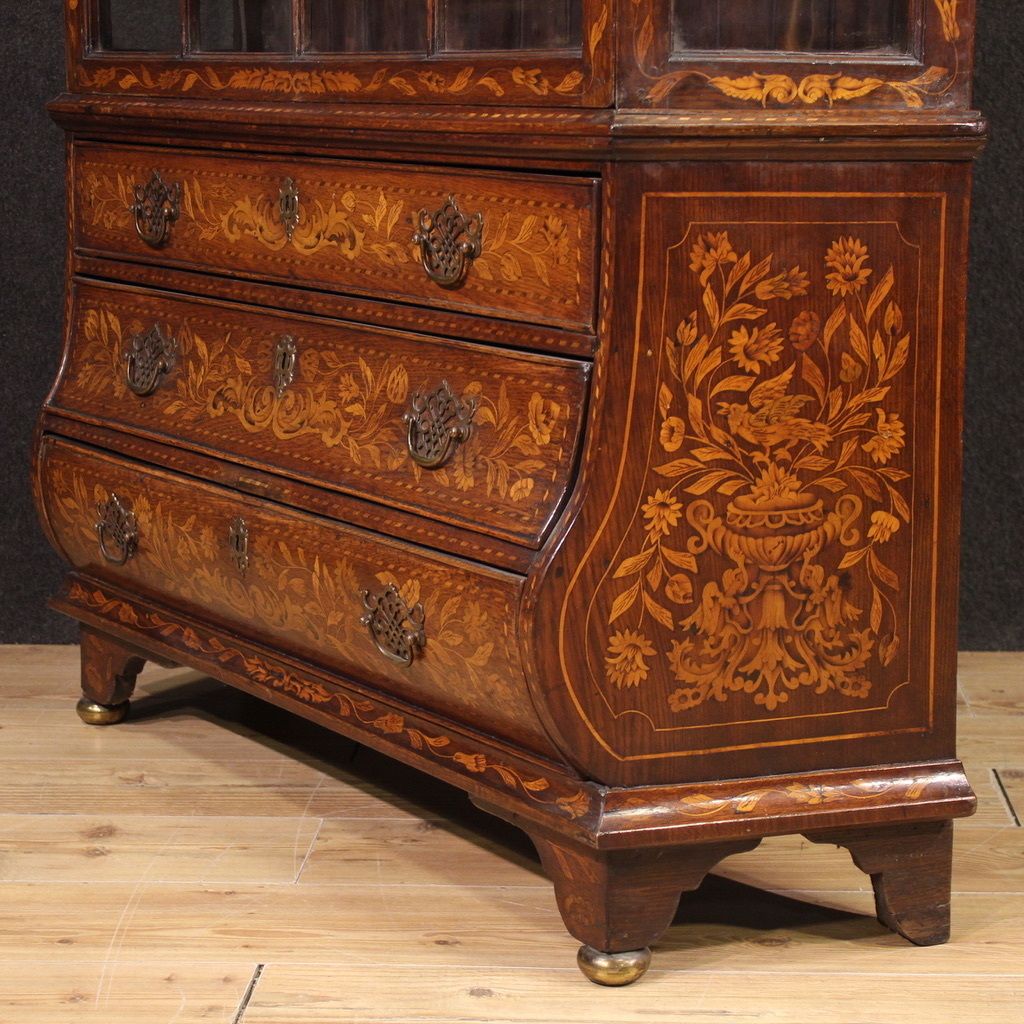 19th Century Dutch Inlaid Display Cabinet photo buy