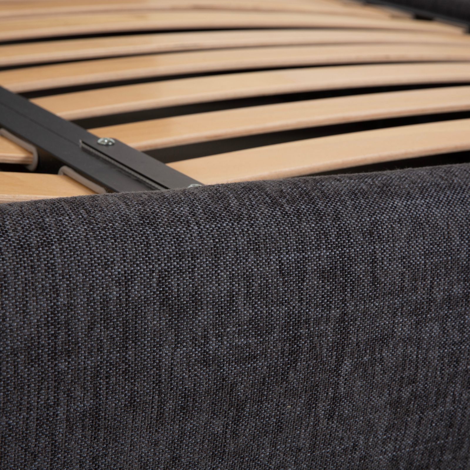Lit Poliform en tissu gris, fonction manuelle photo 3017.0
