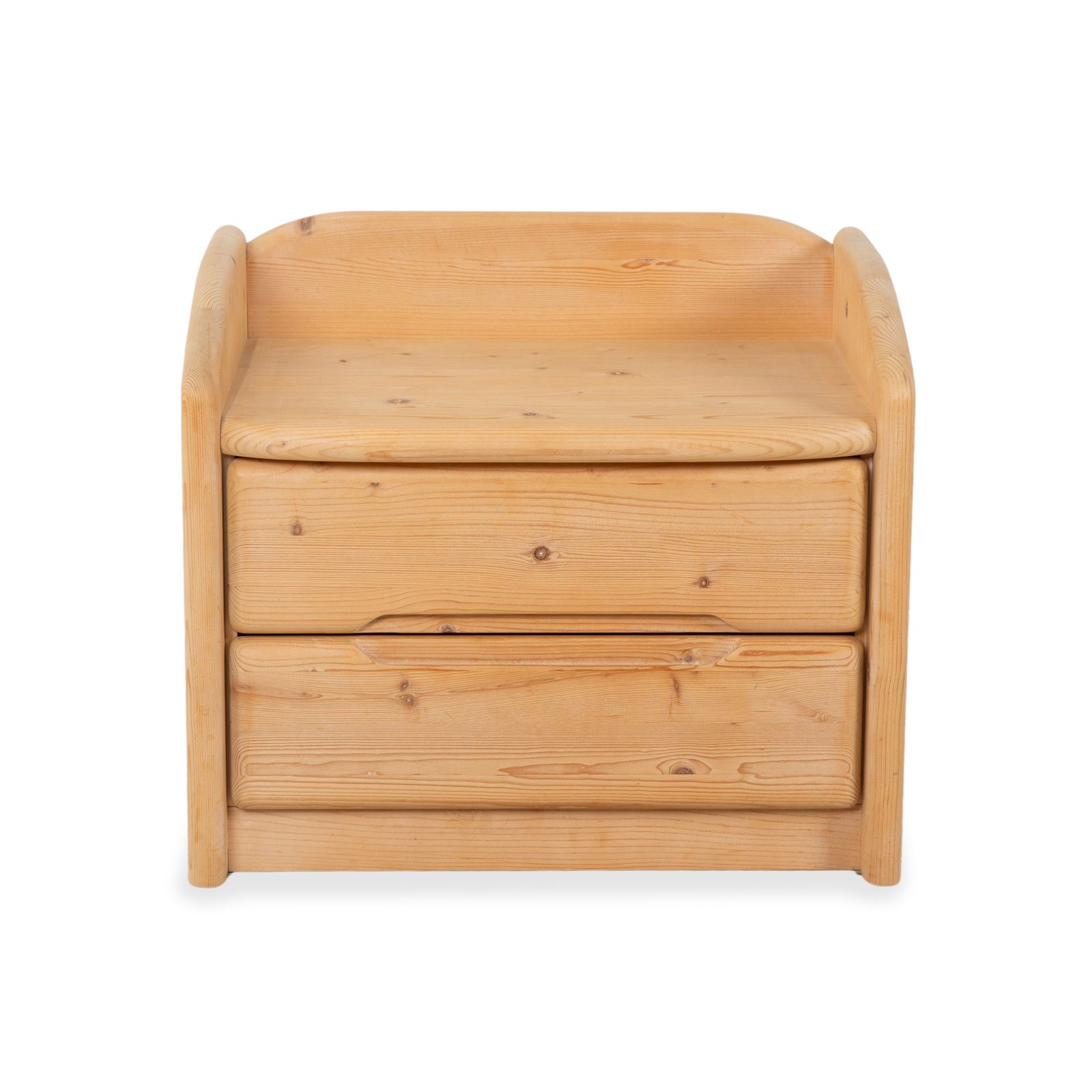 Table de chevet Team7 en bois brun photo vintage