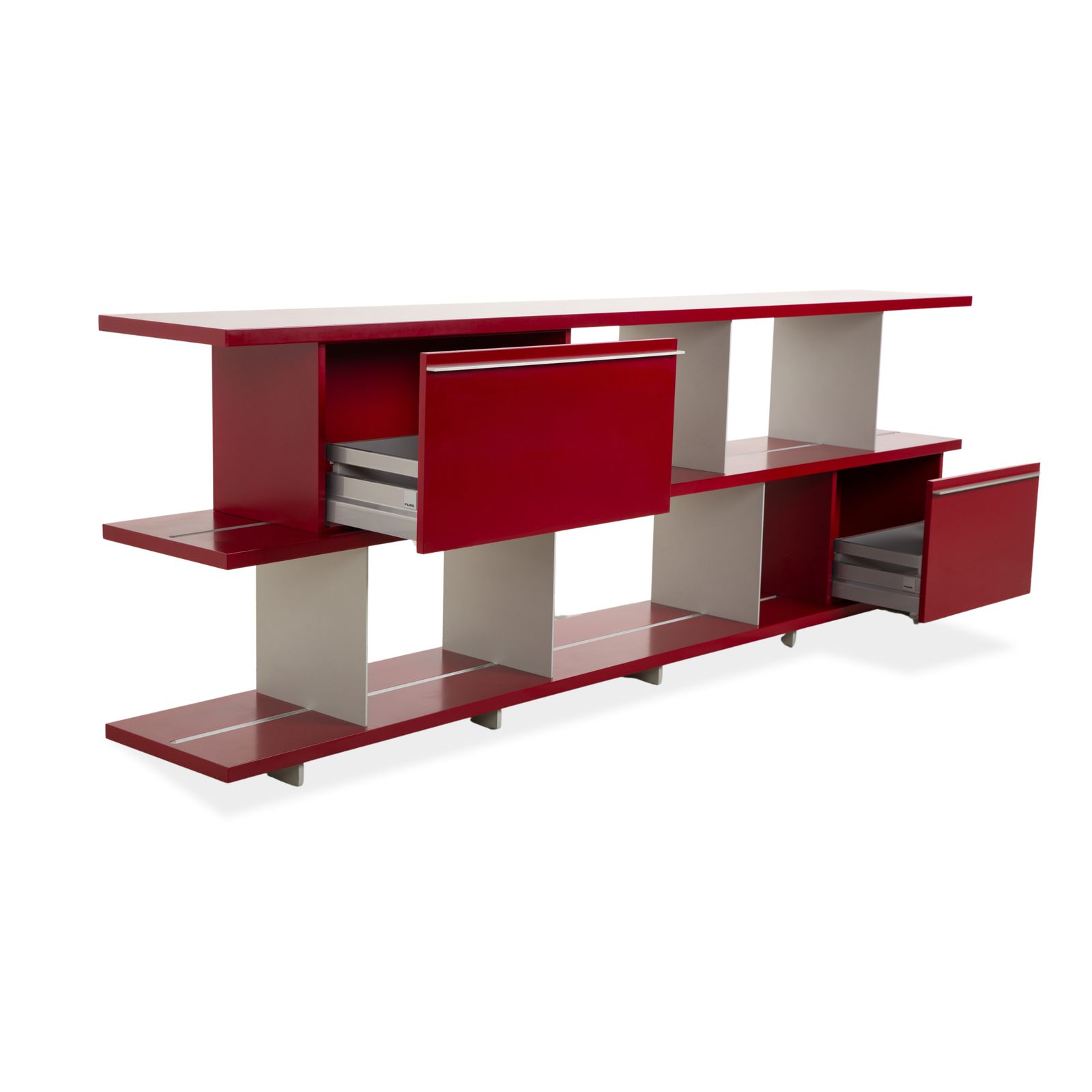 Buffet Piure en bois rouge photo for sale
