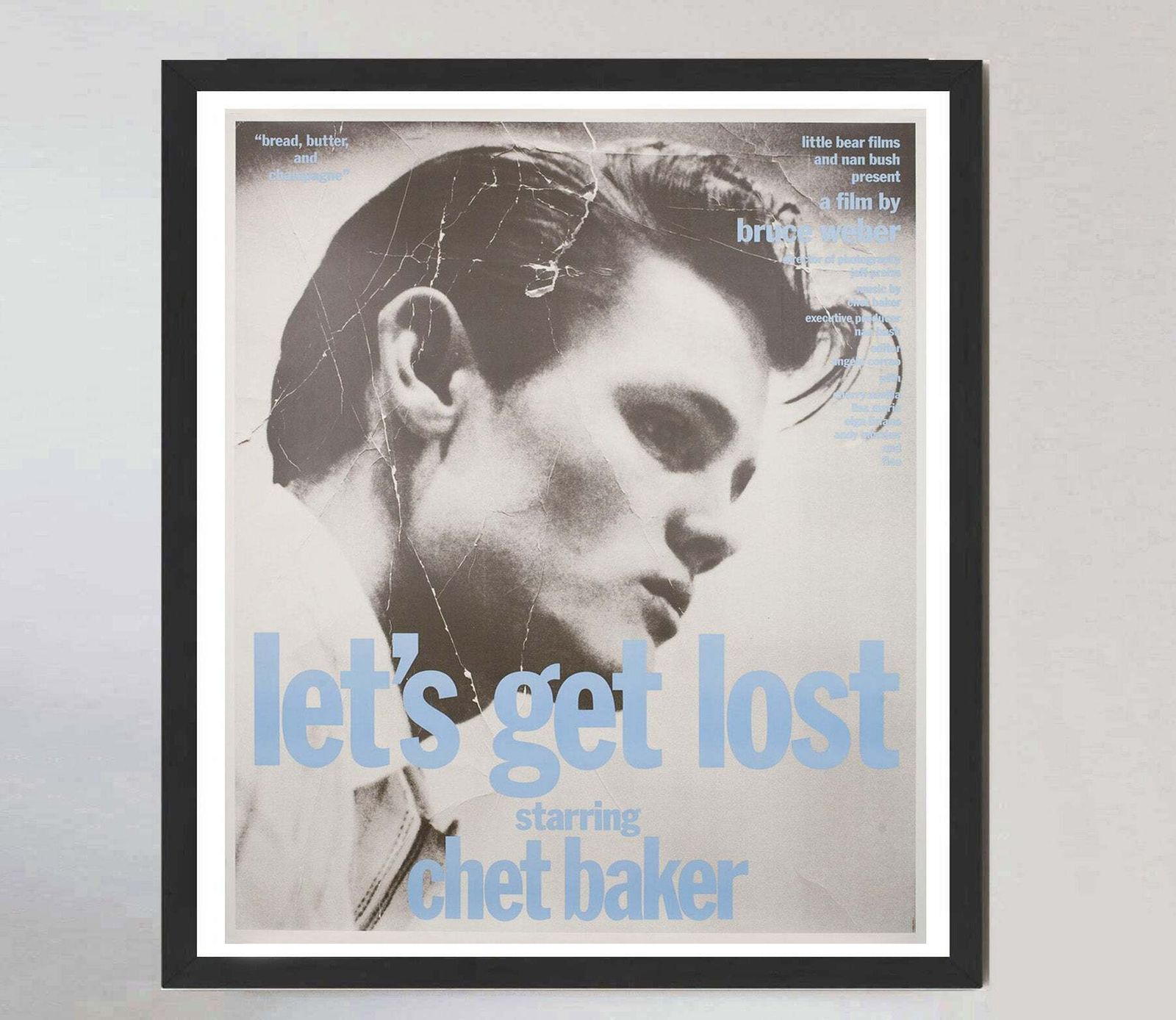 Chet Baker   Let's Get Lost Original Vintage Poster photo furniture