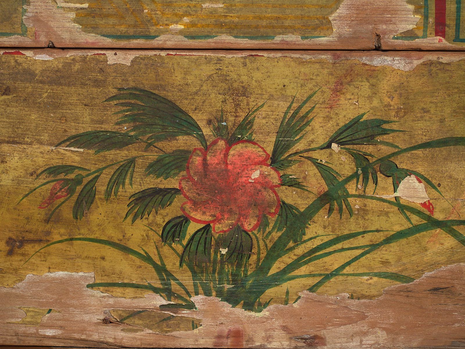 Small Antique Oriental Box With Floral Details (C.1900) #32 photo vinterior